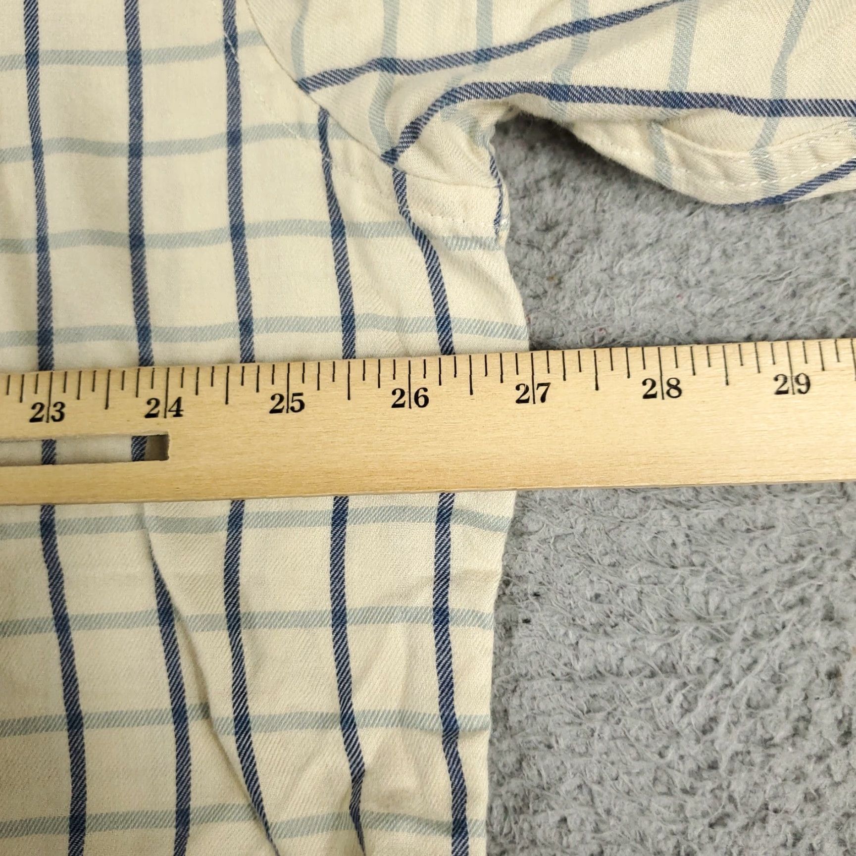Ralph Lauren RALPH LAUREN Shirt Mens XL Blue Beige Check Casual Button Up Long Sleeve Size US XL / EU 56 / 4 - 5 Thumbnail