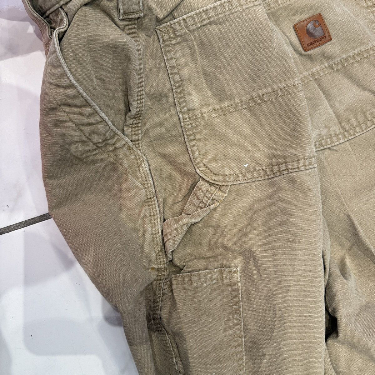 Carhartt Carhartt Khaki Carpenter Pants - 36 x 32 Size US 36 / EU 52 - 8 Thumbnail