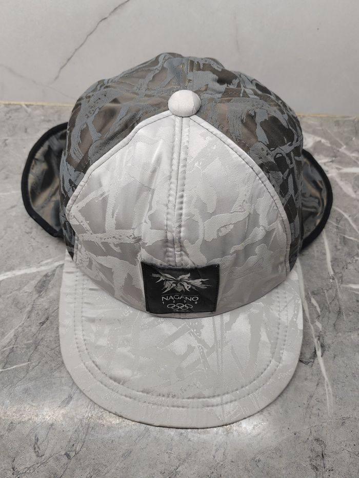 USA Olympics Vintage Nagano 1998 Olympic Earflap Cap Hat Size ONE SIZE - 6 Thumbnail