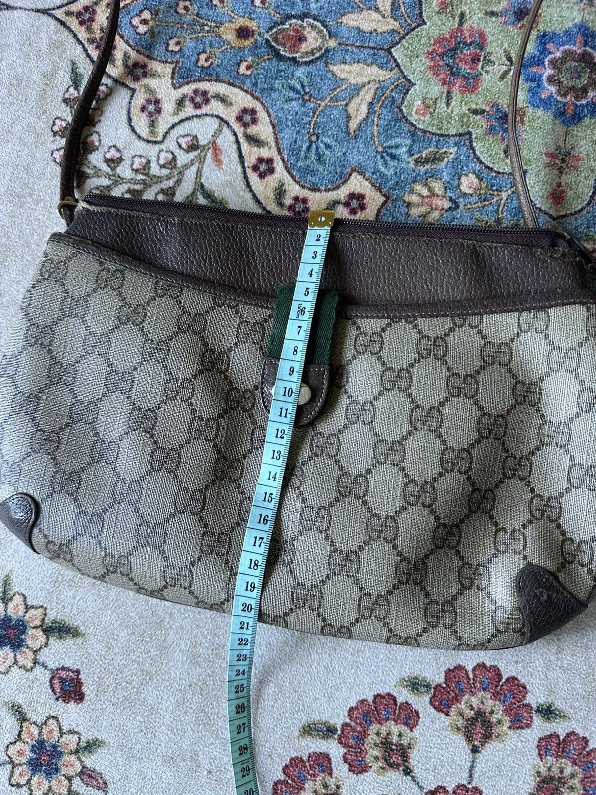 Gucci Vintage GUCCI GG Supreme Web Sherry Line Shoulder Bag Size ONE SIZE - 25 Thumbnail