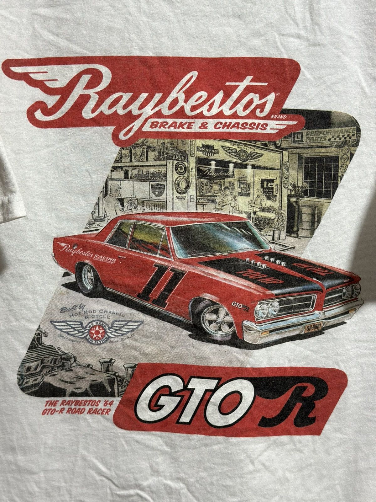 NASCAR × Vintage Vintage Raybestos Racing Brake & ChassisGto-R Faded Tee Size US XL / EU 56 / 4 - 2 Thumbnail