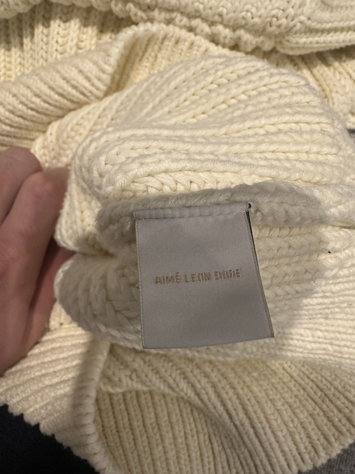 Aime Leon Dore Aime Leon Dore - Waffle Knit Sweater Size US M / EU 48-50 / 2 - 4 Thumbnail