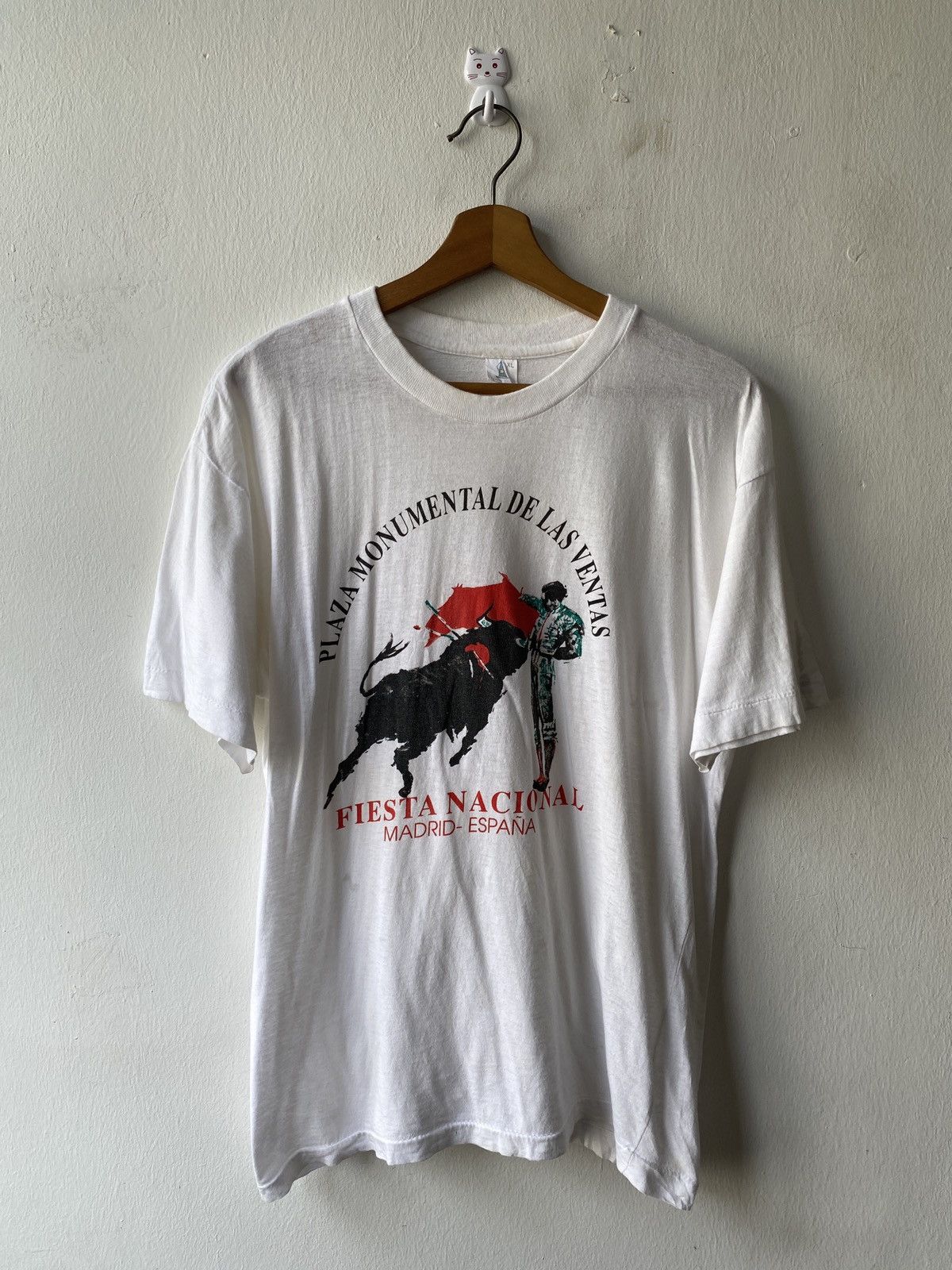 Vintage 1990s - Plaza Monumental De Las Ventas Souvenir Tee Size US M / EU 48-50 / 2 - 3 Thumbnail