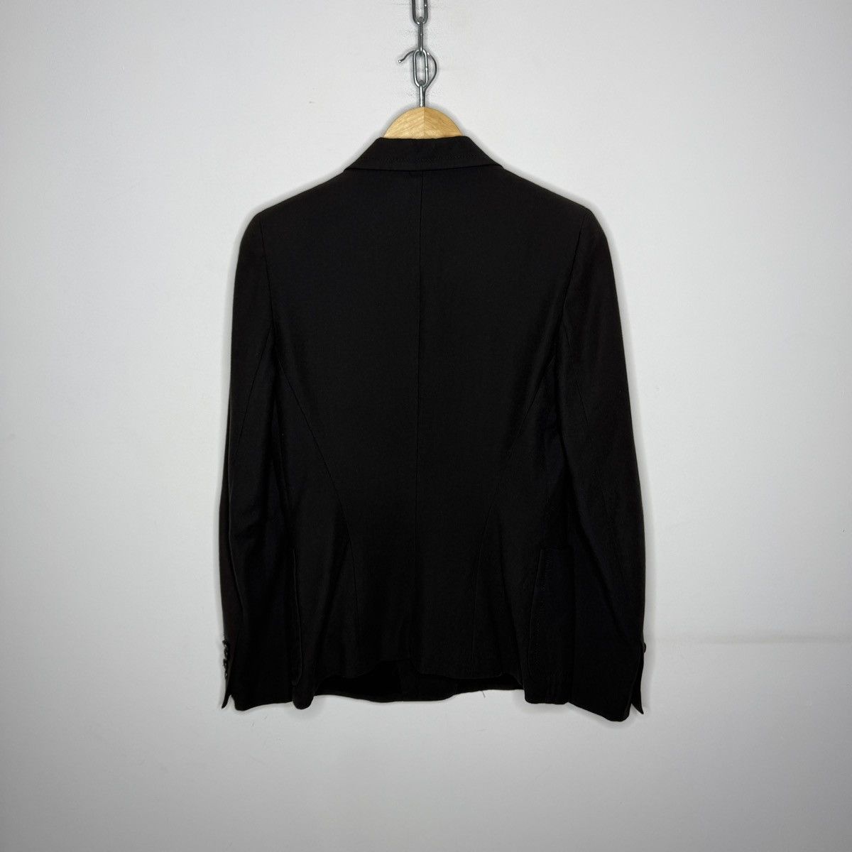Ann Demeulemeester Ann Demeulemeester Women Blazer Black Wool Size S / US 4 / IT 40 - 7 Thumbnail