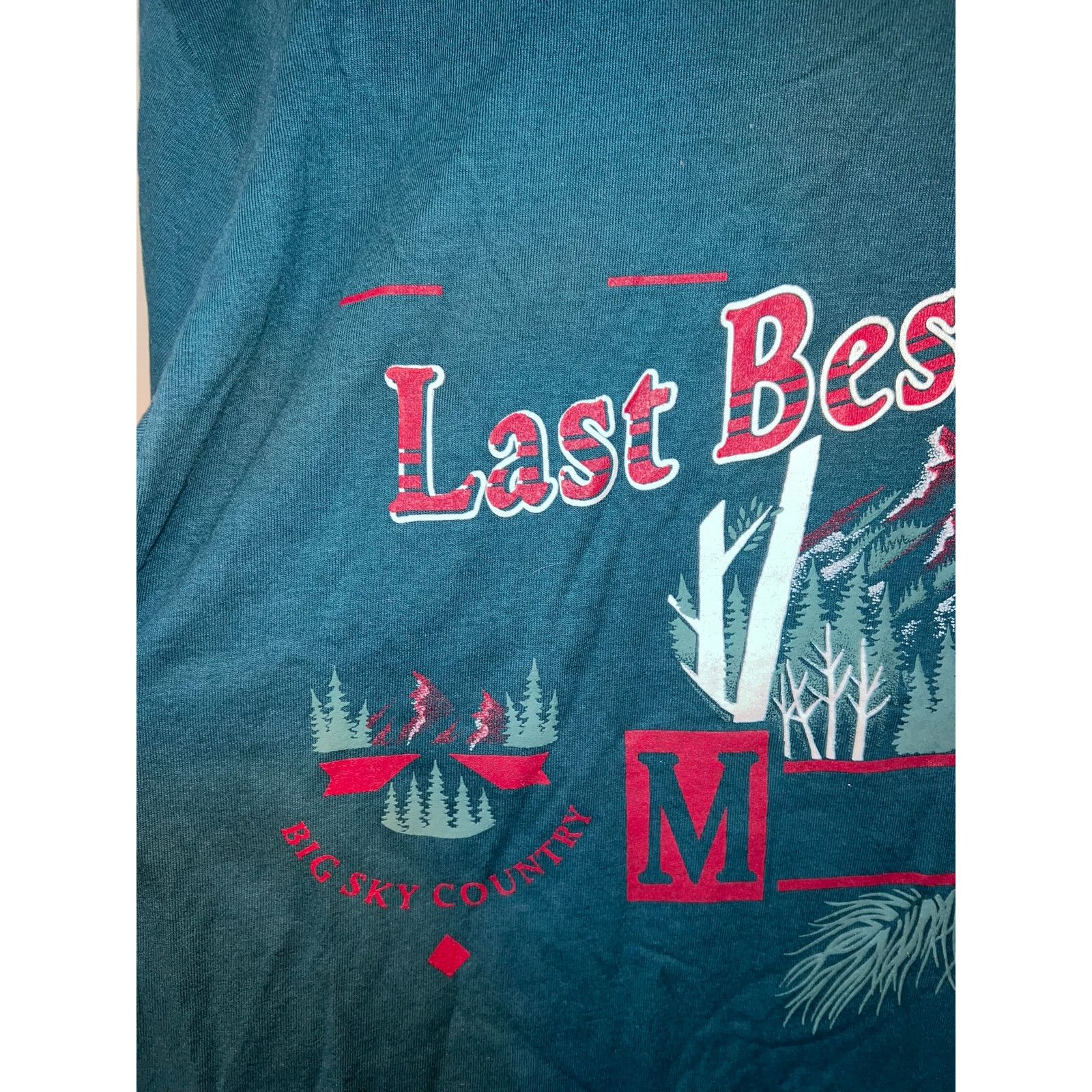 Jerzees Vintage Arizona Shirt 90s Last best Place Green Tee VTG M Size US M / EU 48-50 / 2 - 2 Thumbnail