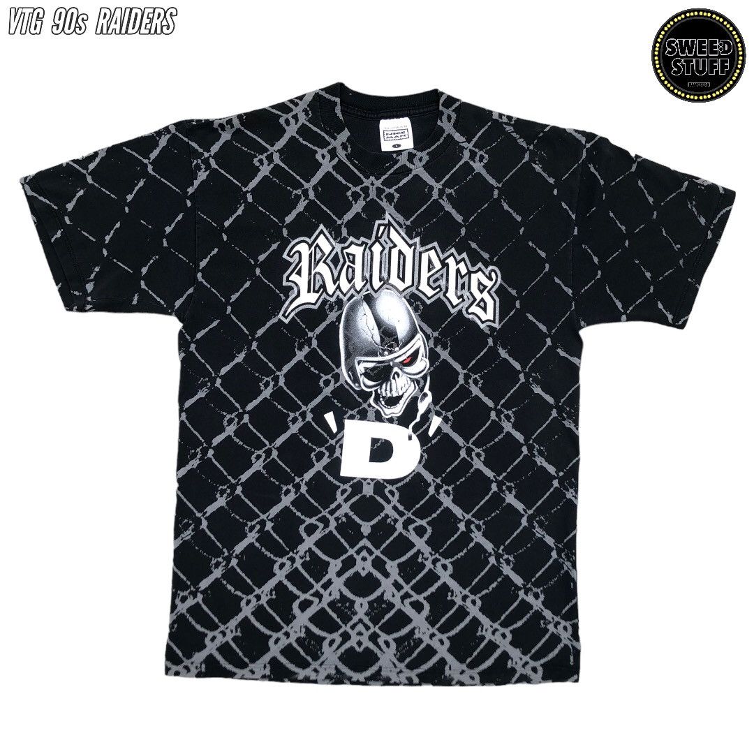 NFL RAIDERS ALL OVER PRINT T-shirt Size US L / EU 52-54 / 3 - 1 Thumbnail