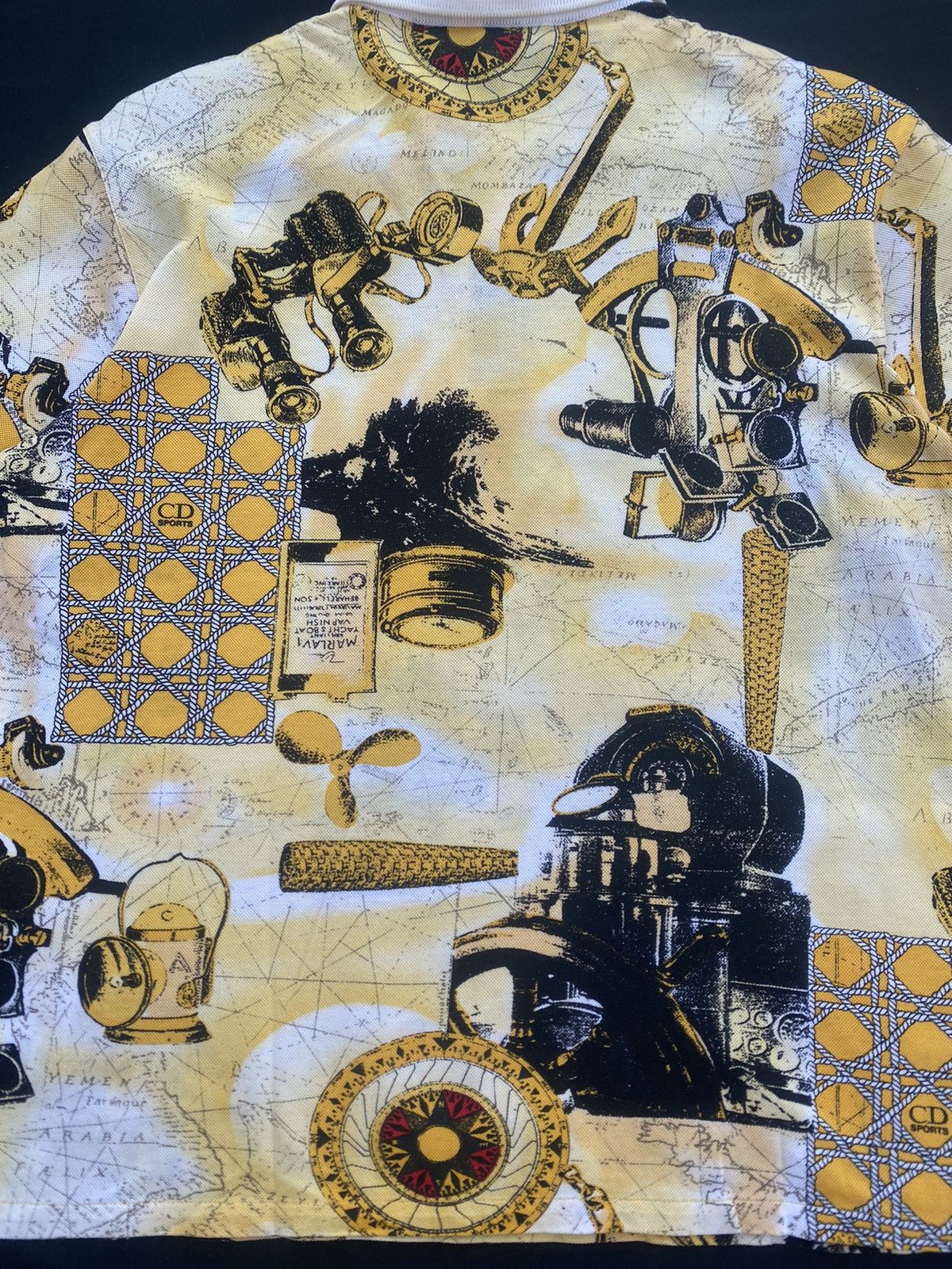 Christian Dior Monsieur Rare Vintage Christian Dior Full Prints Polo Shirt Size US S / EU 44-46 / 1 - 20 Thumbnail
