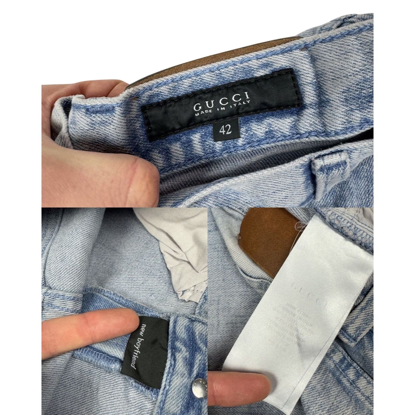 Gucci Gucci Blue High Rise Shorts 42 Size US 31 - 2 Thumbnail