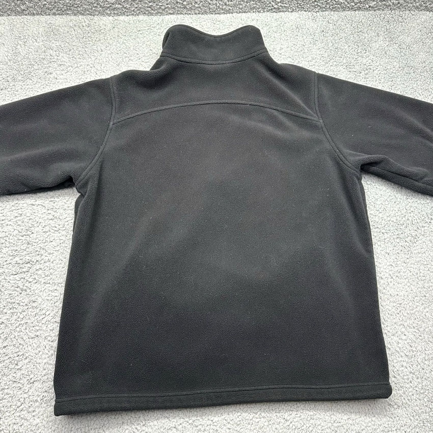 Vintage LL Bean Jacket Womens Large Regular Black Polyester Fleece 1/4 Zip Pullover WN37 Size L / US 10 / IT 46 - 3 Thumbnail