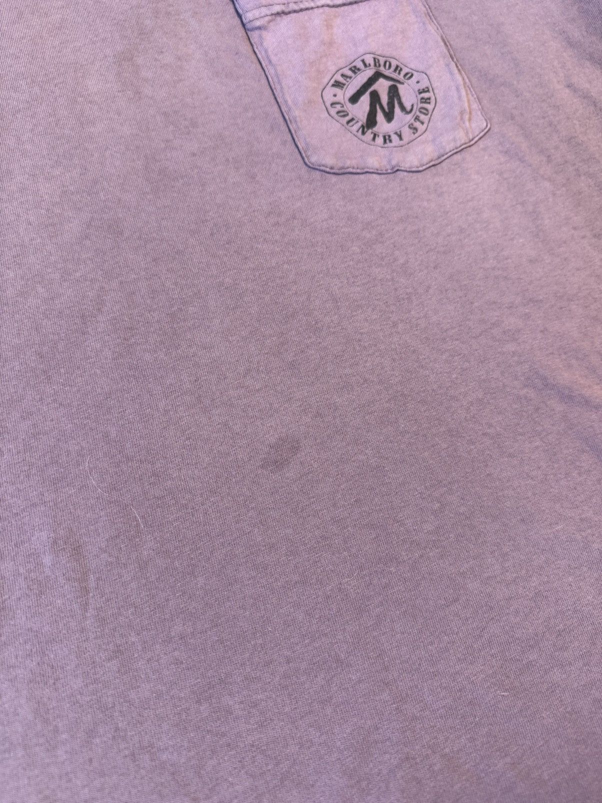 Marlboro Vintage 90s Marlboro Faded Red Cowboy Pocket Tee Shirt Size US XL / EU 56 / 4 - 4 Thumbnail
