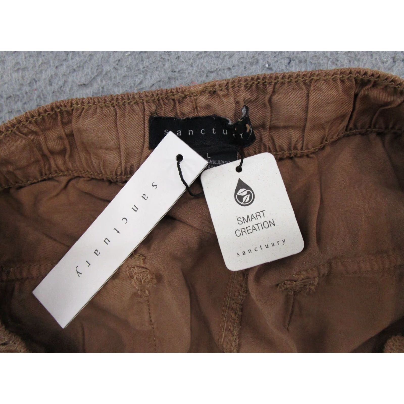 Sanctuary NWT Sanctuary Pants Women Travel Beige Lightweight Lyocell Size L New NWT Lyocell Pants Beige Sanctuary Women Travel Lightweight Size 36" / US 14 / IT 50 - 3 Thumbnail