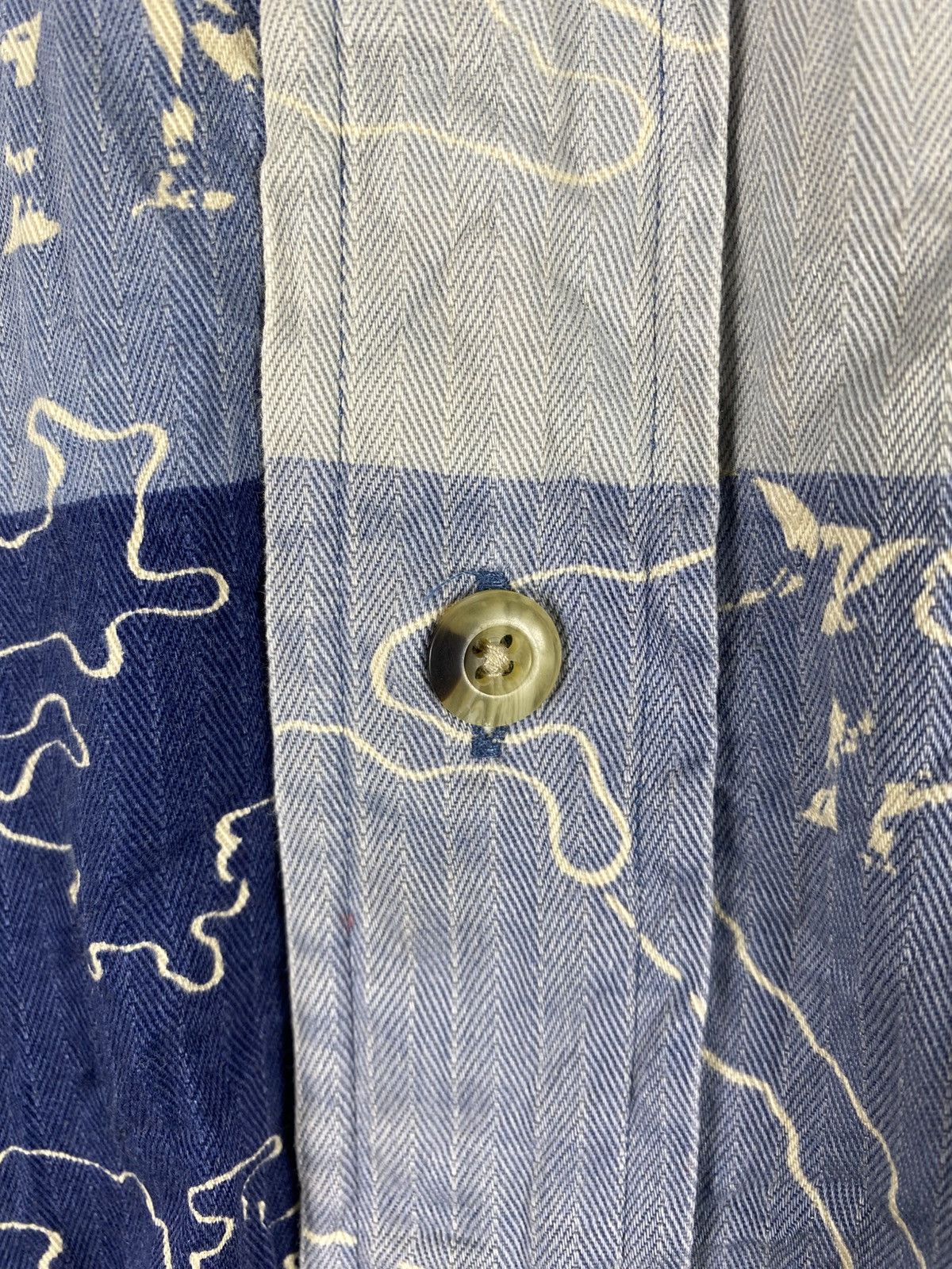 Nautica Vintage Flannel Nautica Fullprint North Carolina Size US XL / EU 56 / 4 - 6 Thumbnail