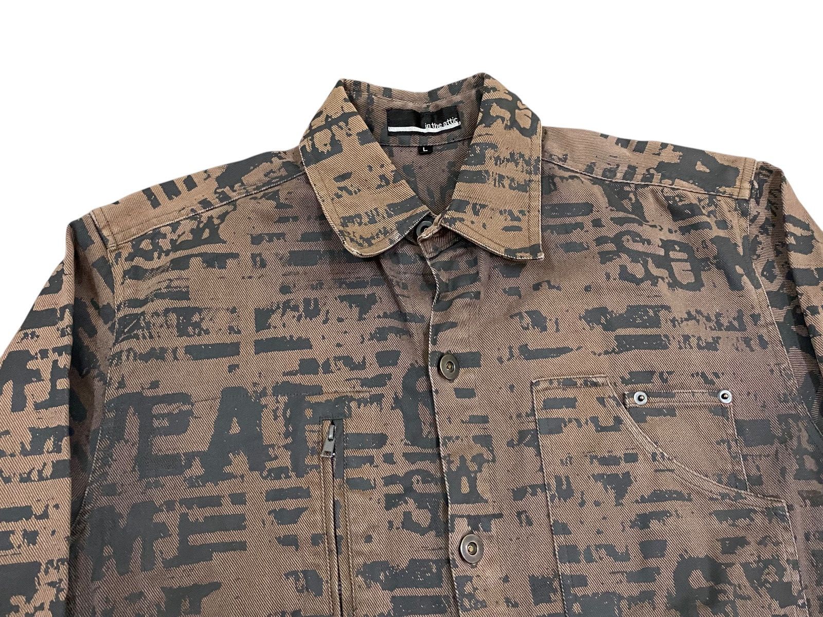 In The Attic In The Attic Brown Graphic Print Jacket Size US L / EU 52-54 / 3 - 10 Thumbnail