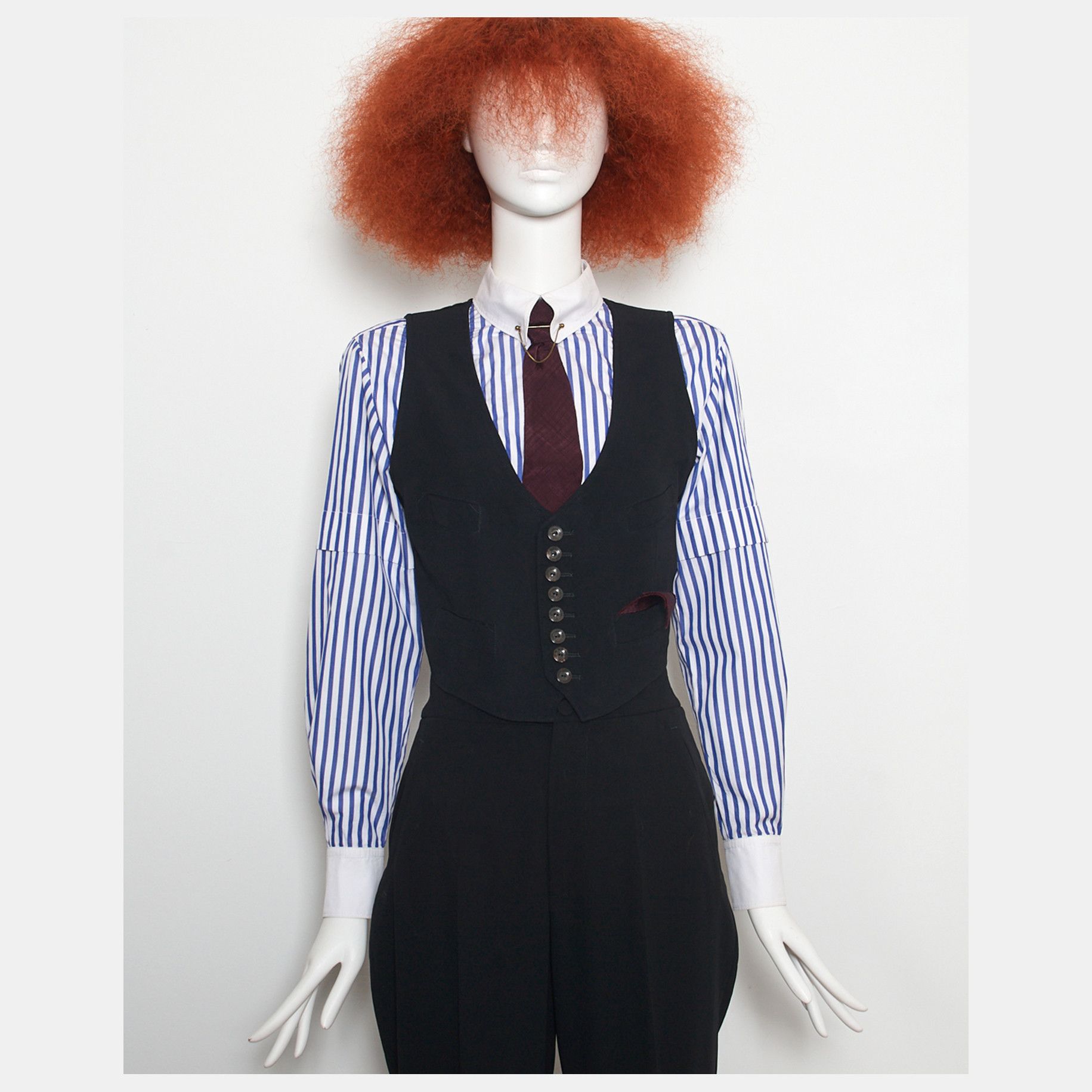 Jean Paul Gaultier 1997 archive runway JEAN PAUL GAULTIER trompe-l'oeil top Size S / US 4 / IT 40 - 2 Thumbnail