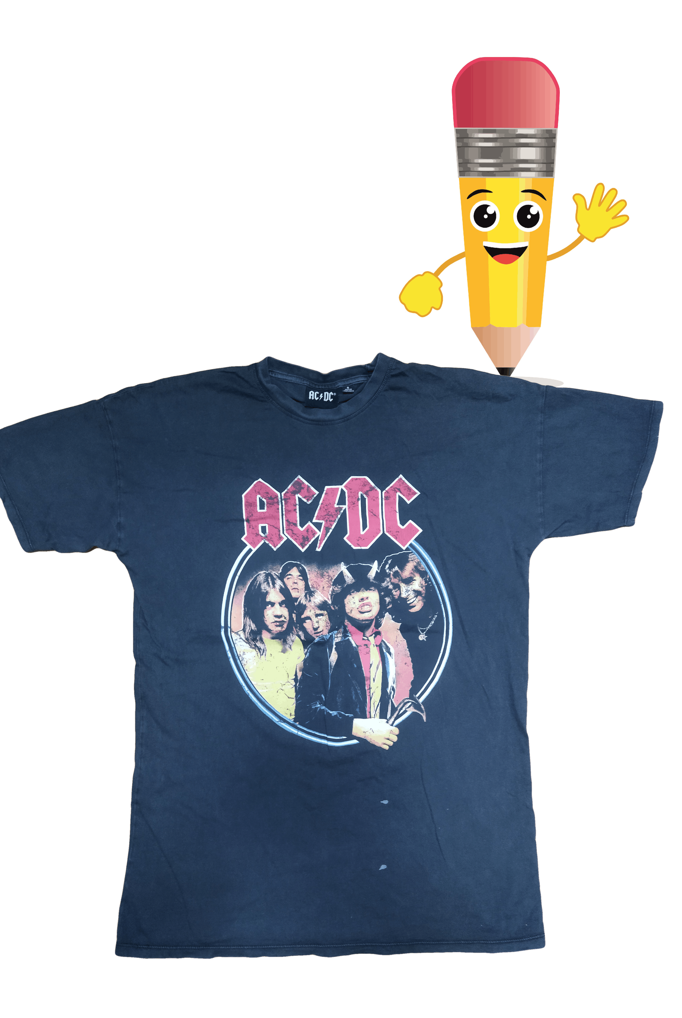 AC/DC × Vintage Vintage Ac Dc Highway To Hell T Shirt Big Logo Band Rock Size US L / EU 52-54 / 3 - 1 Thumbnail