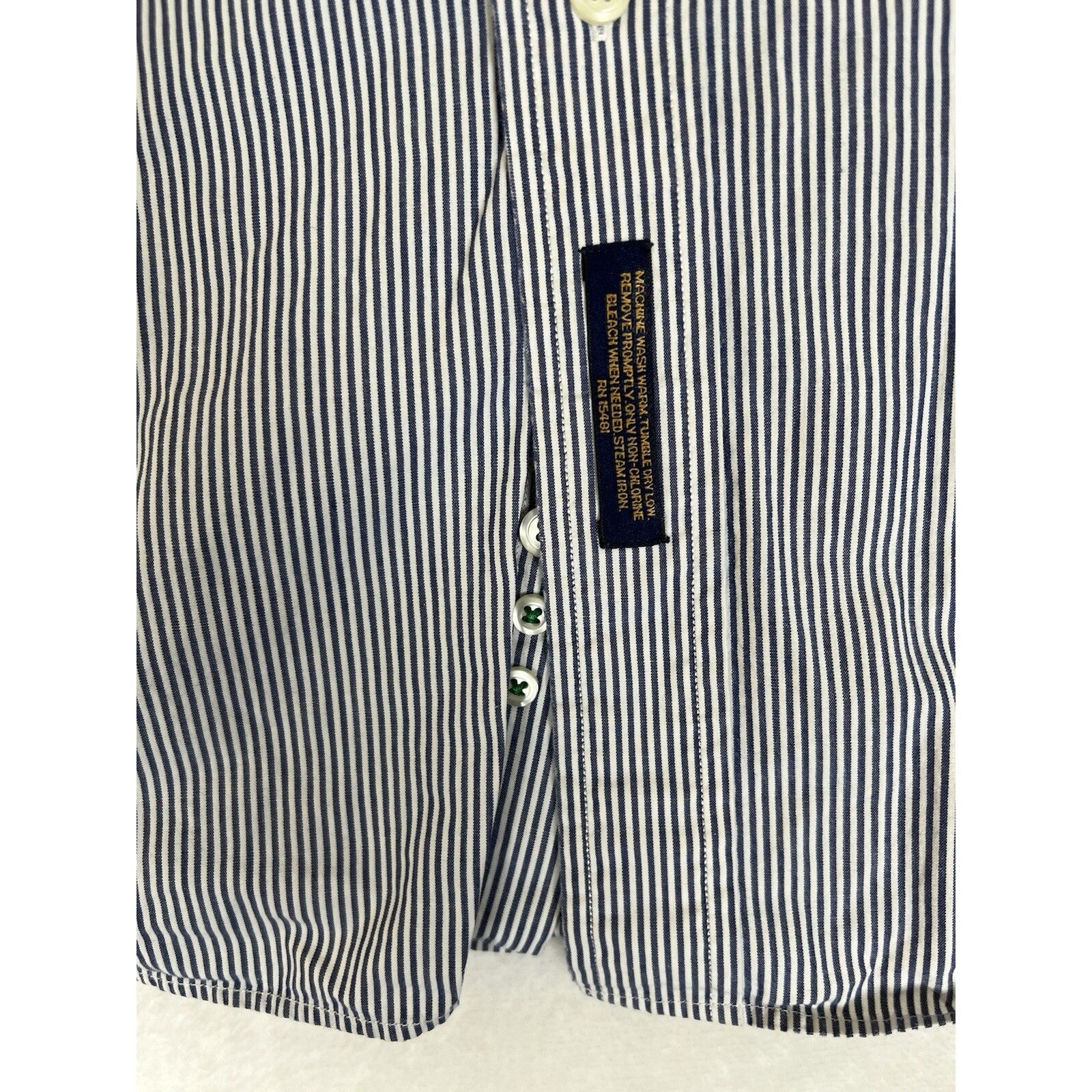 Tommy Hilfiger Vintage Tommy Hilfiger Button Up Long Sleeve Shirt Size 16 1 Size US L / EU 52-54 / 3 - 2 Thumbnail