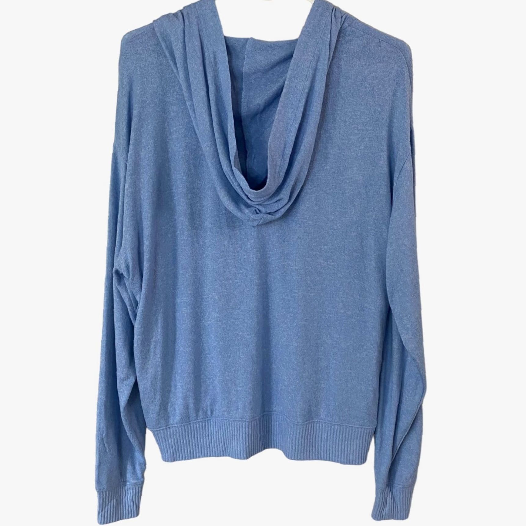 Victoria's Secret Victoria's Secret Pink Lace Up Hoodie Sweatshirt Blue Women's XS Stretch Sweater Size XS / US 0-2 / IT 36-38 - 3 Thumbnail