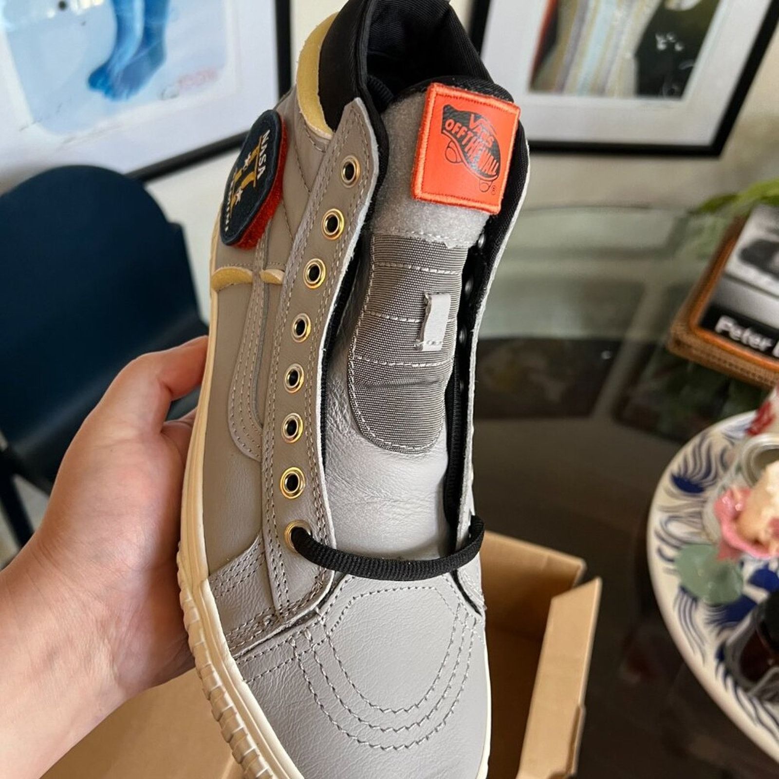 Vans Vans Sk8-Hi 46 MTE DX NASA Space Voyager Men’s 10.5, New Size US 10.5 / EU 43-44 - 12 Thumbnail