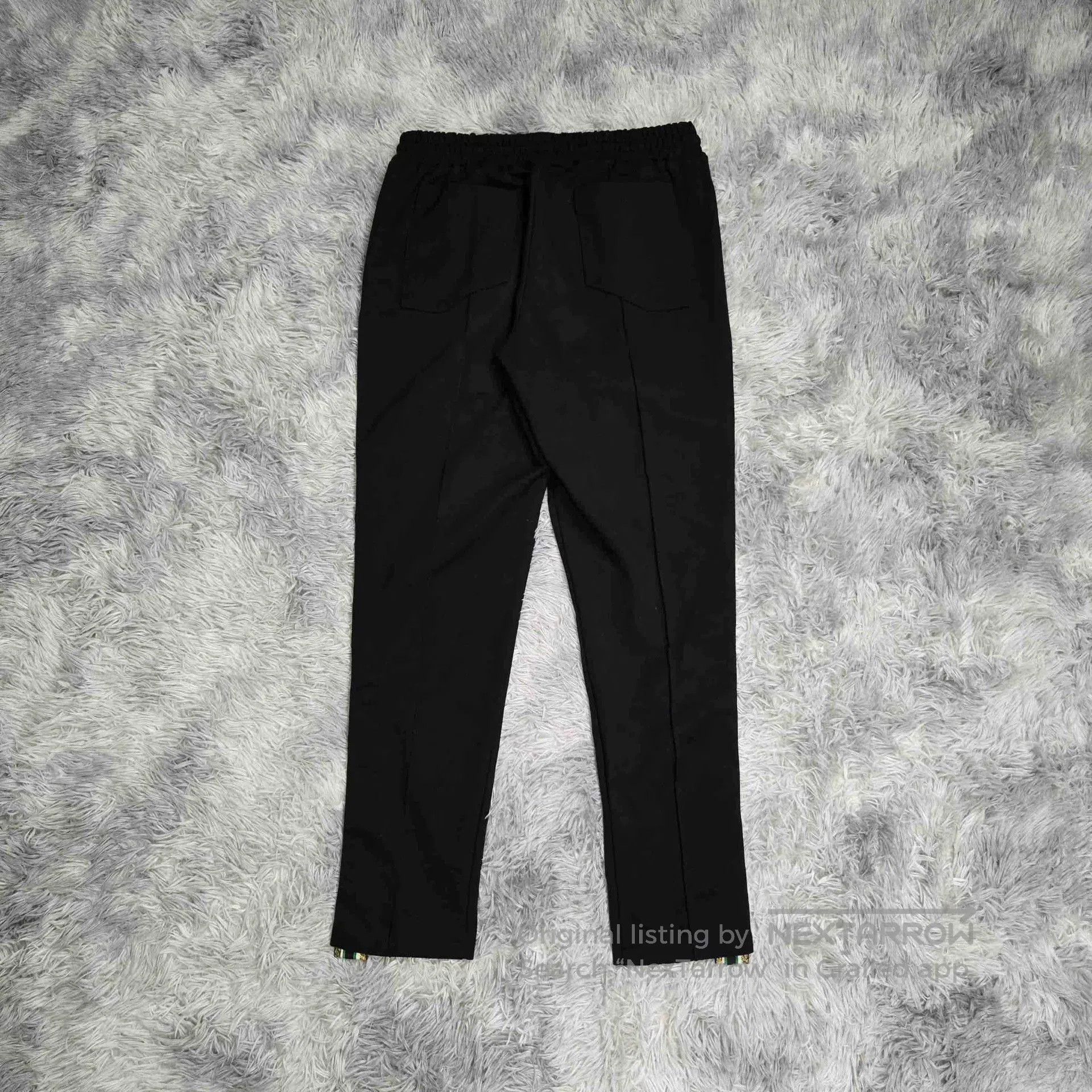 Rhude rhude green striped track pants with gold accents. Size US 34 / EU 50 - 2 Thumbnail