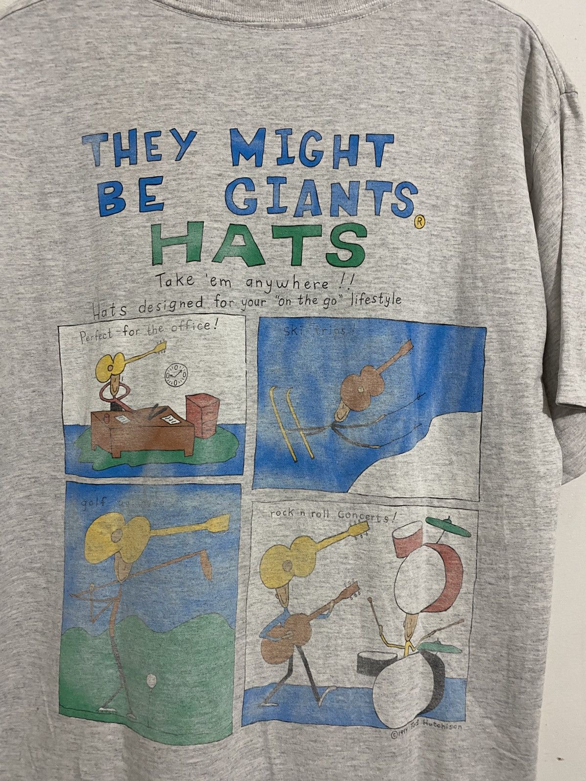Vintage They Might Be Giant 1994 Hat Tour Size US XL / EU 56 / 4 - 4 Thumbnail