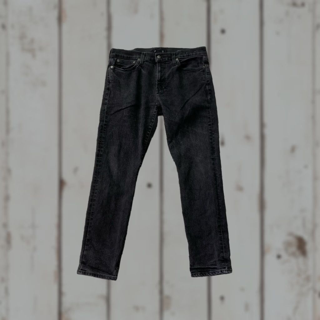 Madewell Madewell Men’s Black Skinny Jeans Jeans City Logo 31x28 33x30 Dark Wash Denim Men Size US 31 - 1 Thumbnail