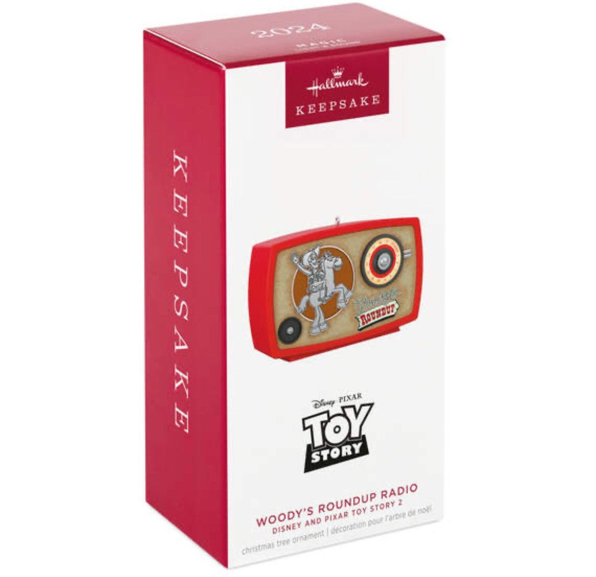 Disney Hallmark Disney Pixar Toy Story Woody Radio Ornament 2024 Size ONE SIZE - 4 Thumbnail