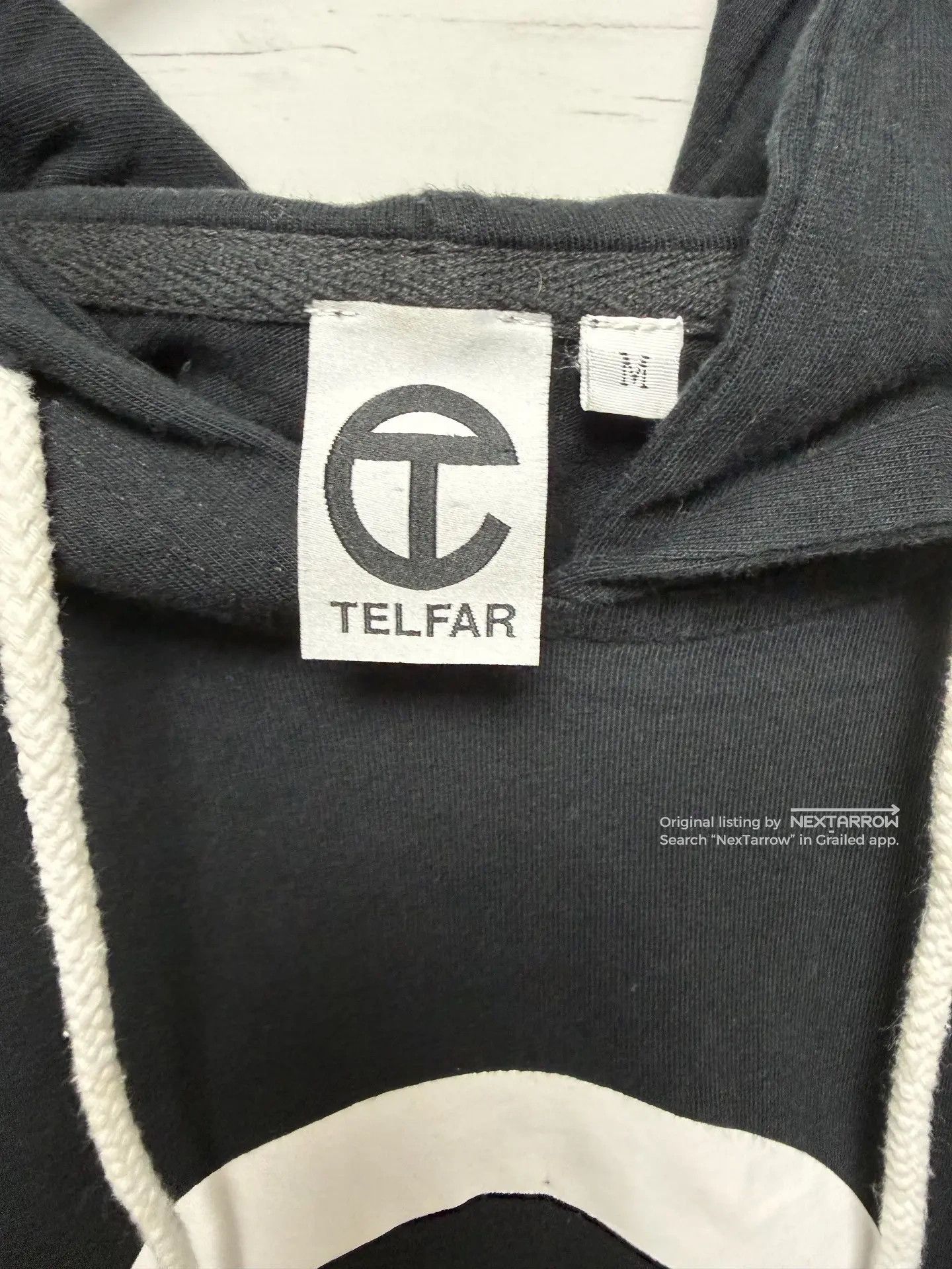 Telfar Black Customer Double Hood Hoodie Kkkk83/2609, Men's — image 4 of 6