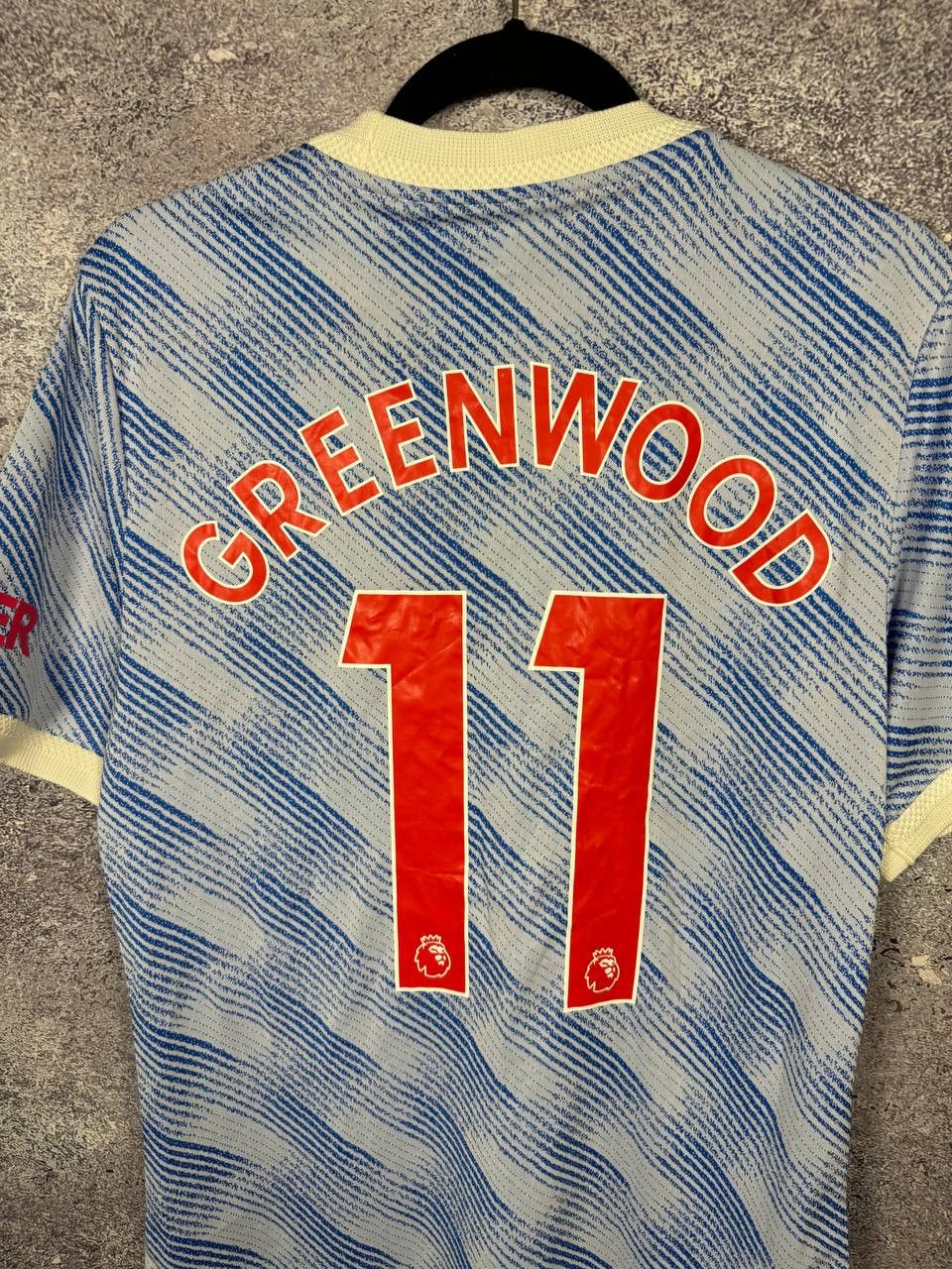 Vintage GREENWOOD Manchester United 2021/22 Away Fan Soccer Jersey Size US M / EU 48-50 / 2 - 11 Thumbnail