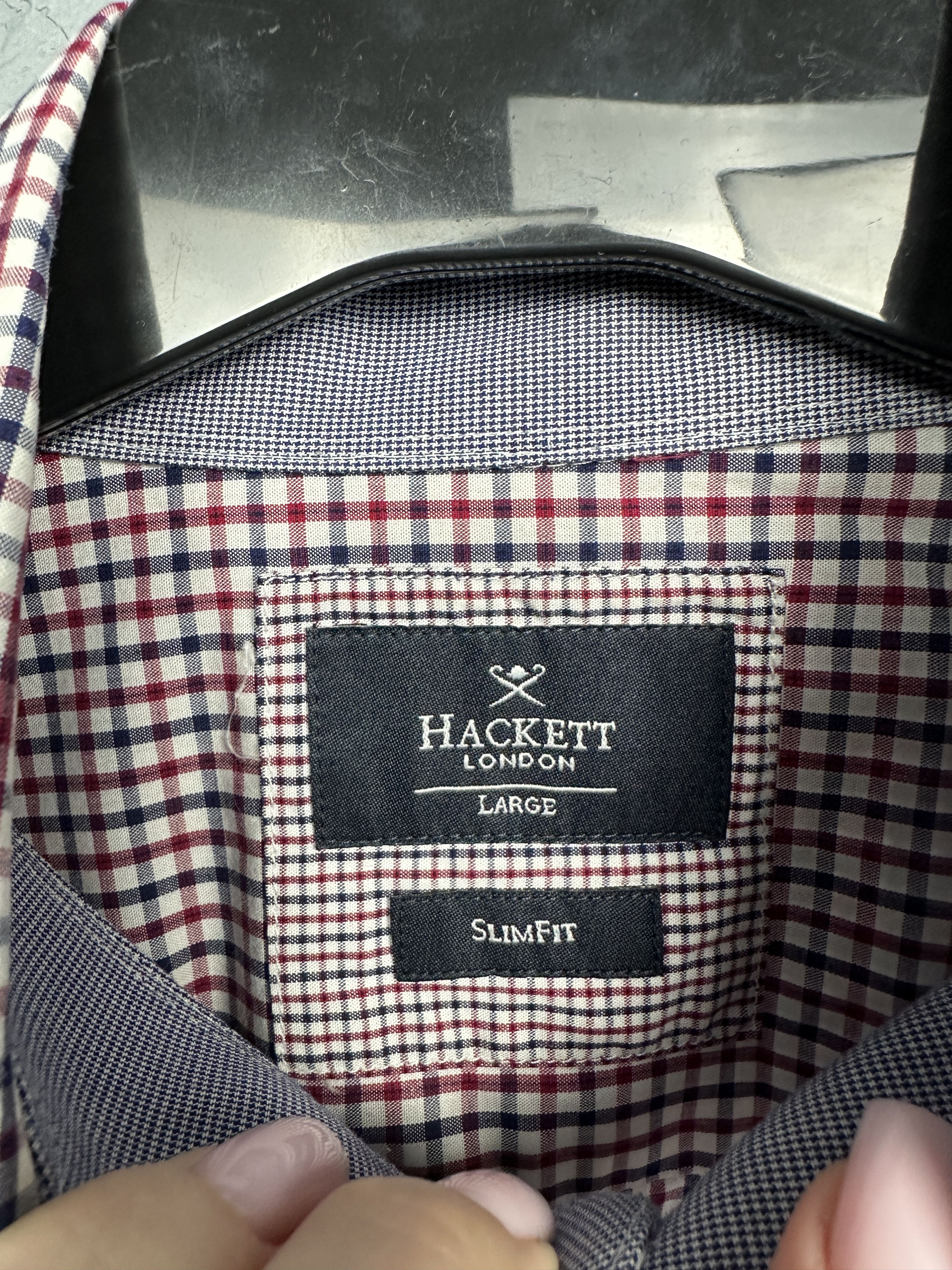 Hackett Hackett Mens Long Sleeve Shirt Size US L / EU 52-54 / 3 - 4 Thumbnail