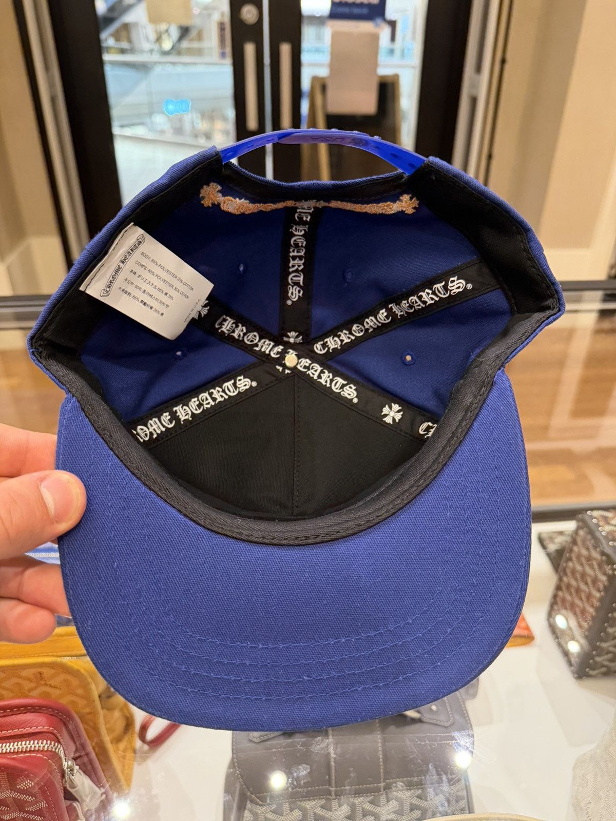 Chrome Hearts Chrome Hearts CH Embroidered Hat - Blue Size ONE SIZE - 5 Thumbnail