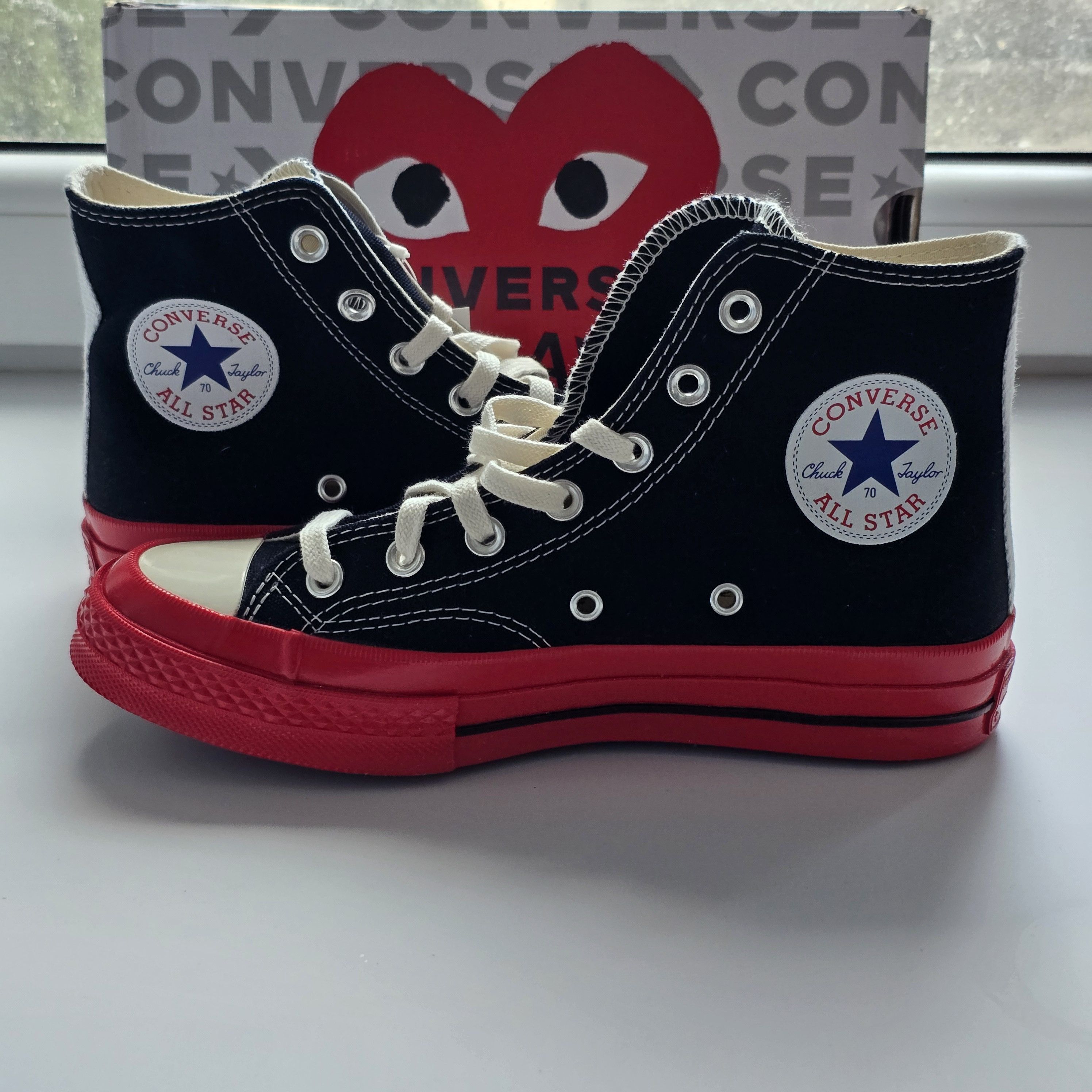 Comme des Garcons PLAY × Converse Converse Chuck 70 x Comme des Garçons PLAY Size US 7.5 / IT 37.5 - 6 Thumbnail