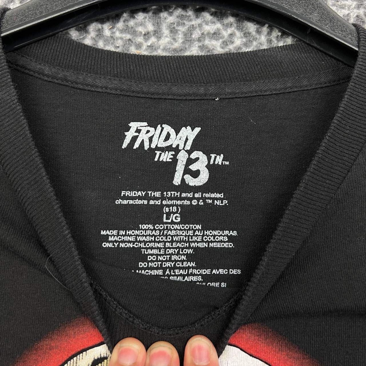 Other Friday the 13th Shirt Horror Long Sleeve Crew Neck Cotton L Size US L / EU 52-54 / 3 - 6 Thumbnail