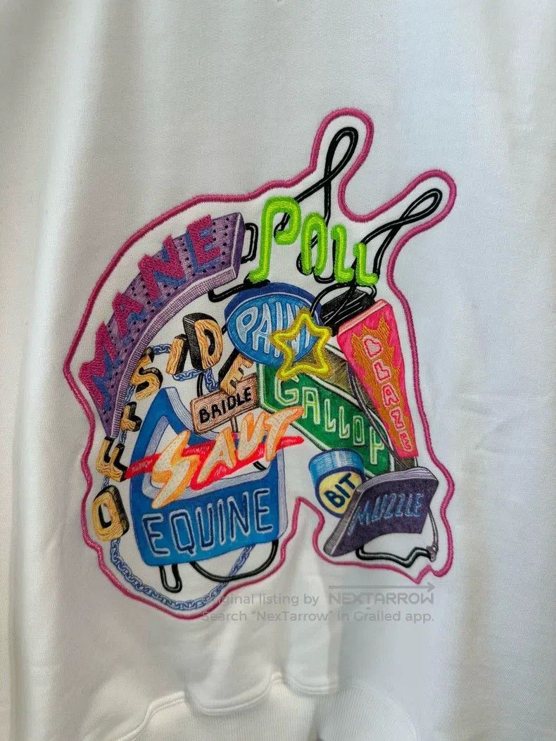 Hermes Hermes Embroidered hoodie Size XXS / US 00 / IT 34 - 2 Thumbnail
