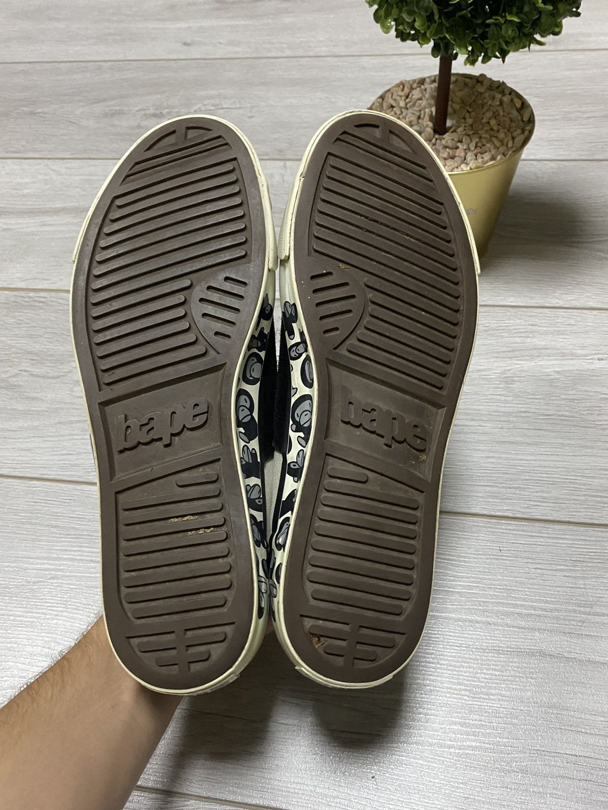 Bape Bape Leather Low Apesta Sneakers baby milo Size US 8.5 / EU 41-42 - 3 Thumbnail