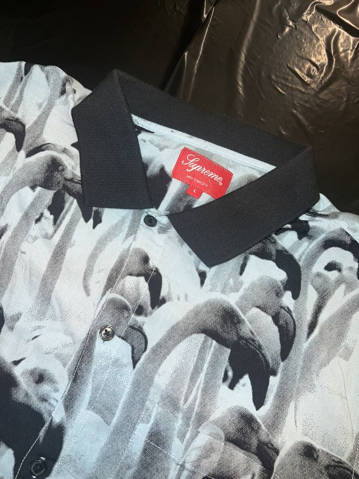 Supreme Supreme Flamingos rayon shirt Size US L / EU 52-54 / 3 - 2 Thumbnail