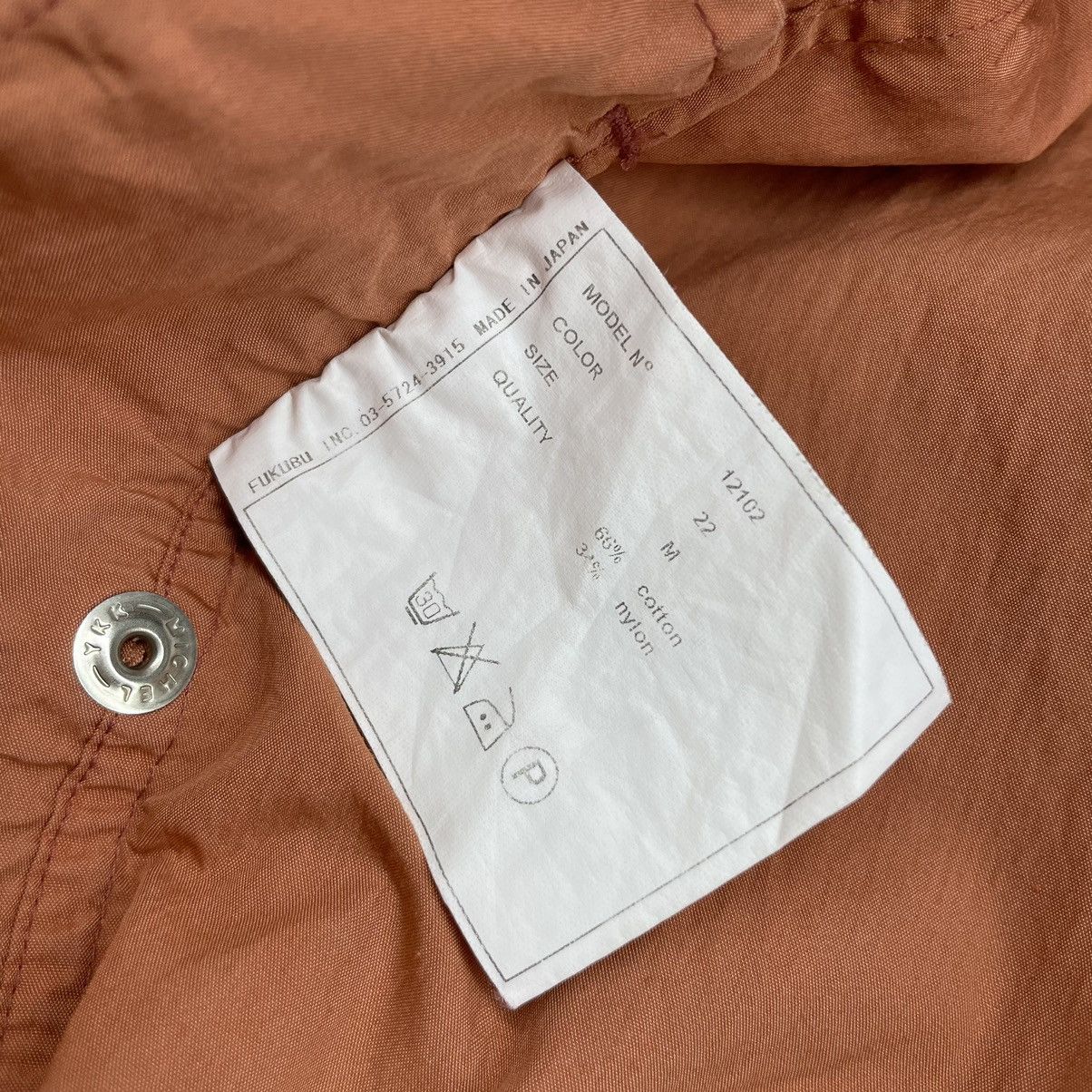 Japanese Brand × Vintage × YAECA Vintage Yaeca Orange Khakis Jacket Size US M / EU 48-50 / 2 - 18 Thumbnail