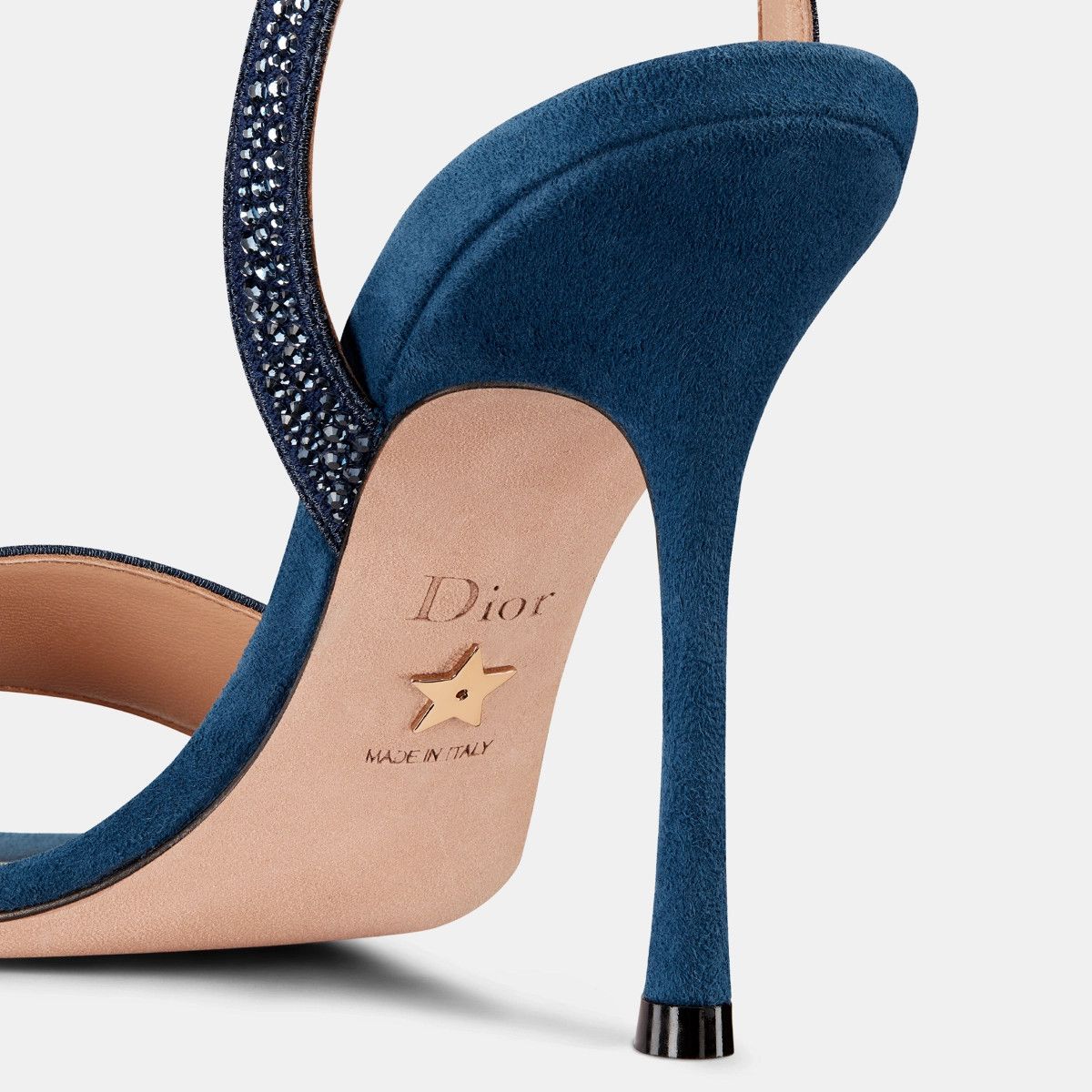 Dior o1w1db11024 Dway Heeled Sandal in Royal Blue Size US 8 / IT 38 - 5 Thumbnail