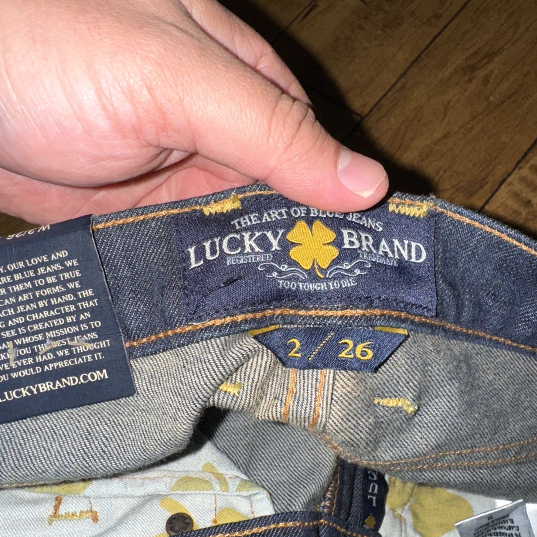 Lucky Brand Lucky Brand Jeans 2/26 32 Charlie Skinny Blue Denim BNWT Womens Jeans Size 26" / US 2 / IT 38 - 3 Thumbnail