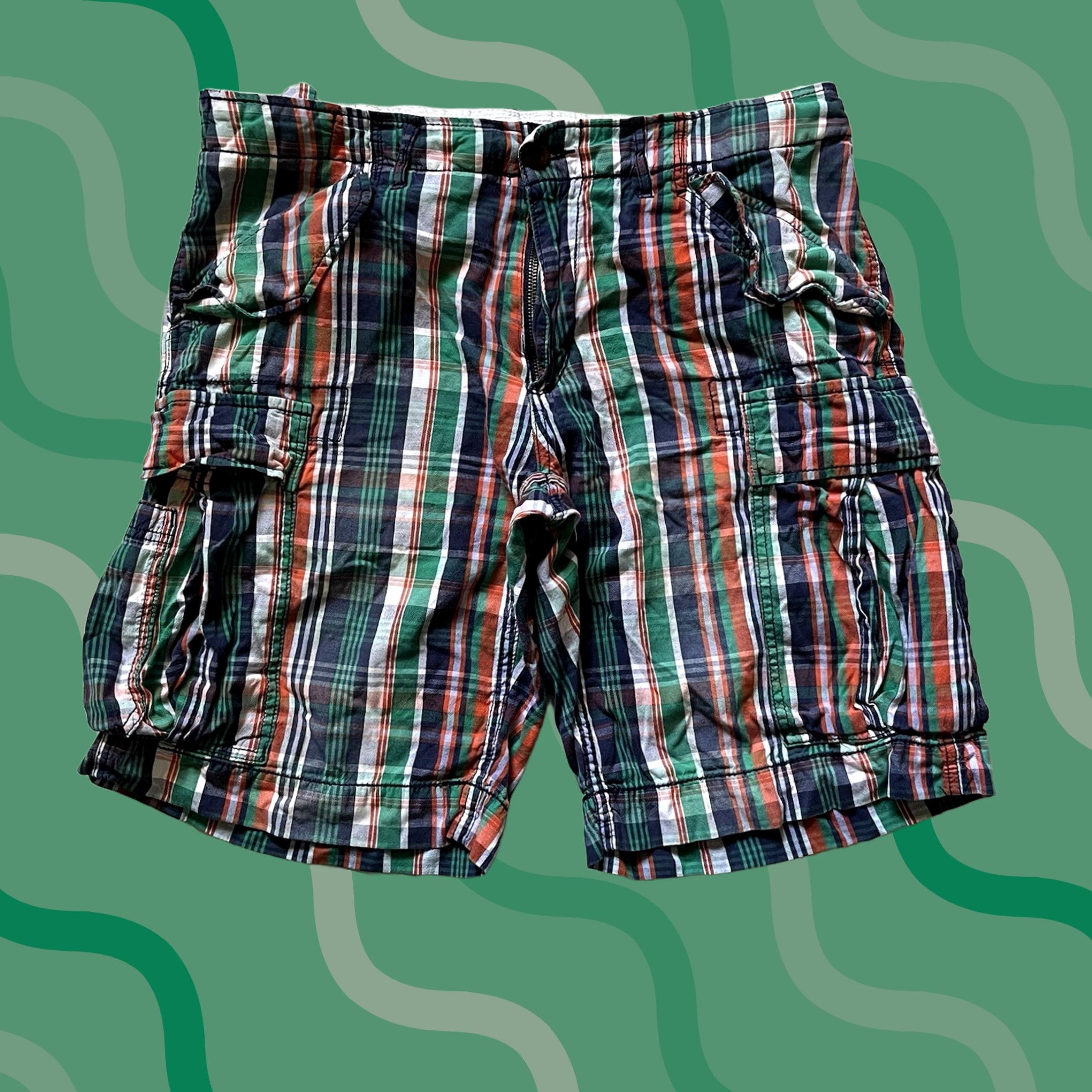 Polo Ralph Lauren Polo Ralph Lauren Cargo Shorts 36 Blue Green Mens Cotton Casual Shorts Cargo Pocket Size US M / EU 48-50 / 2 - 1 Thumbnail