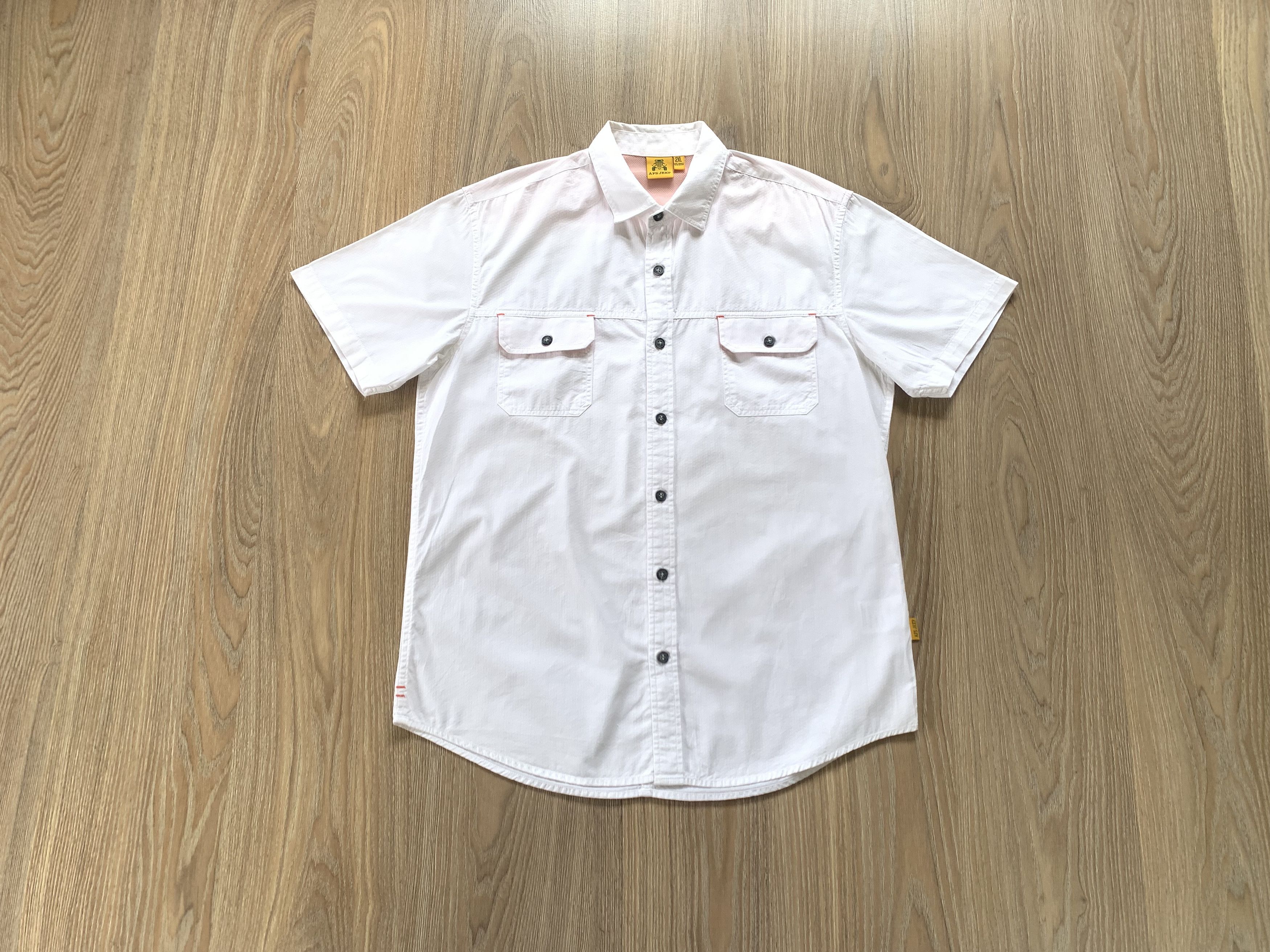 Jeep Men's Rare Vintage AFS Jeep Two Pocket Button Up Shirt Size US L / EU 52-54 / 3 - 1 Thumbnail