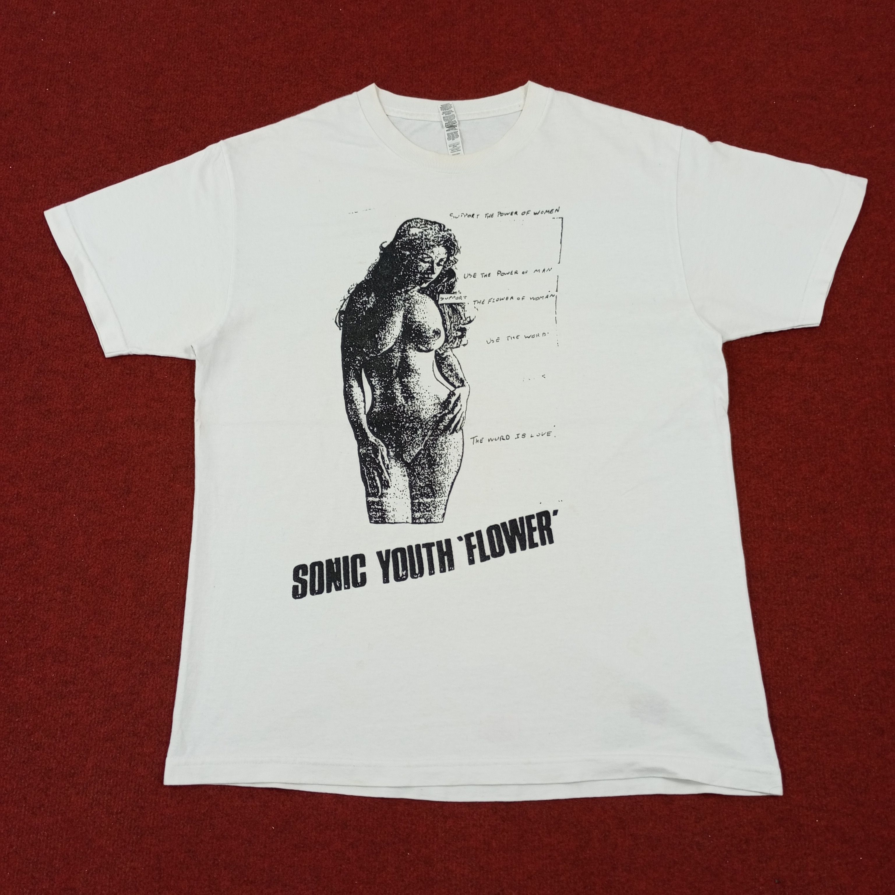 Sonic Youth Box CD Tシャツ sonic death ZINE Band Tees × Brockum × Vintage Vintage Brockum Sonic Death
