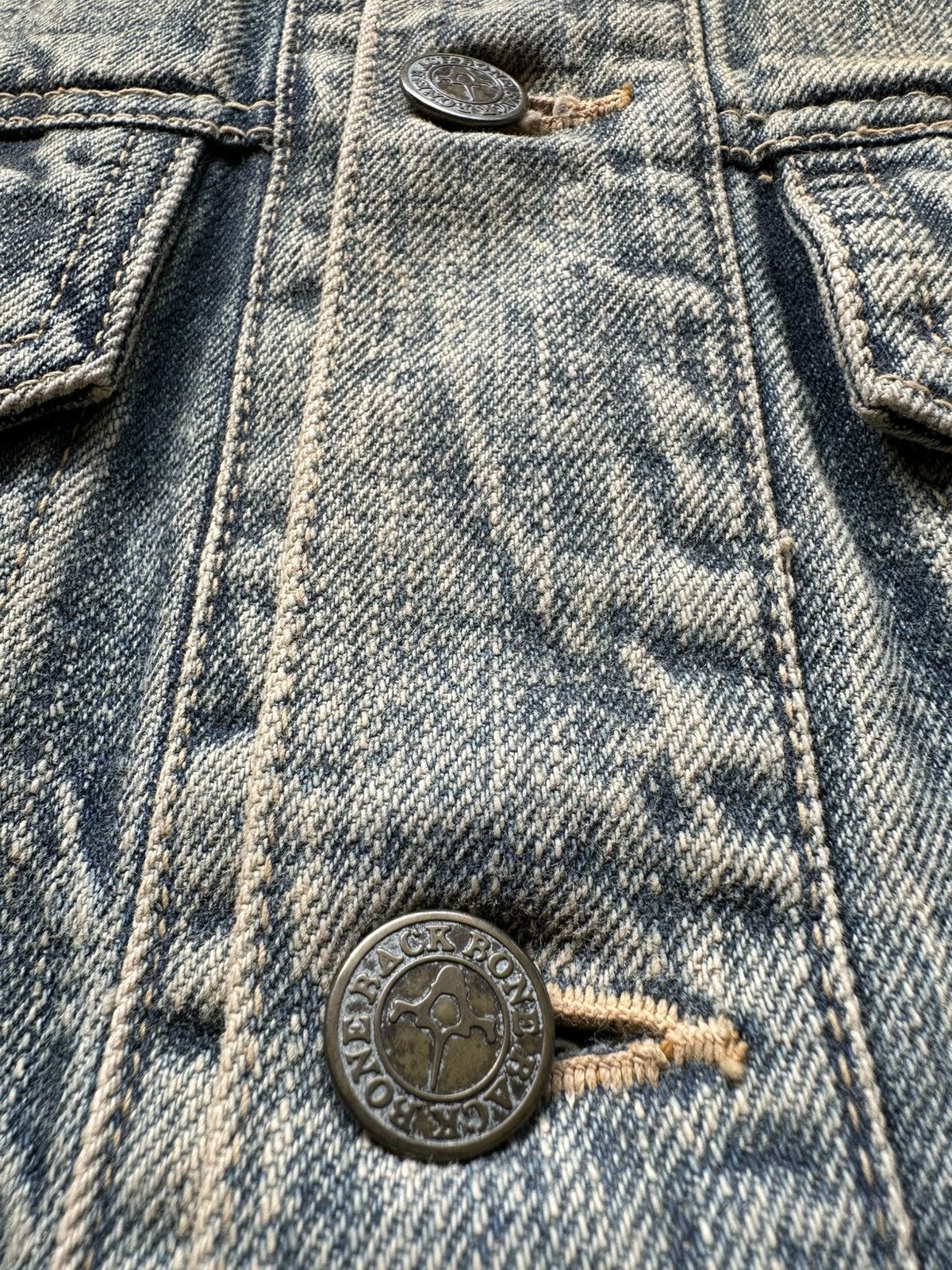 Backbone 2010S/S Backbone vintage mudwash trucker jacket Size US S / EU 44-46 / 1 - 12 Thumbnail