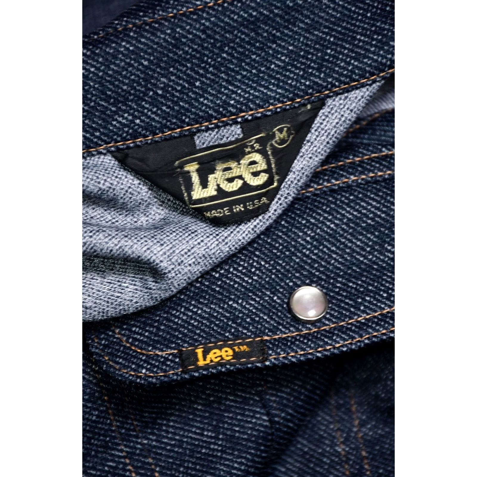Lee Lee Denim Jacket Vintage 1970S USA Made M Blue Mens Jacket Size US M / EU 48-50 / 2 - 2 Thumbnail