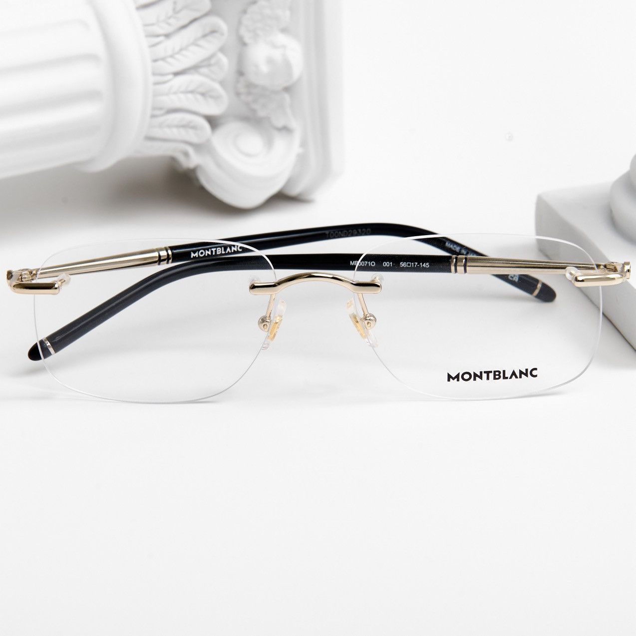 Montblanc MONTBLANC MB0071O 001 GLASSES Size ONE SIZE - 6 Thumbnail