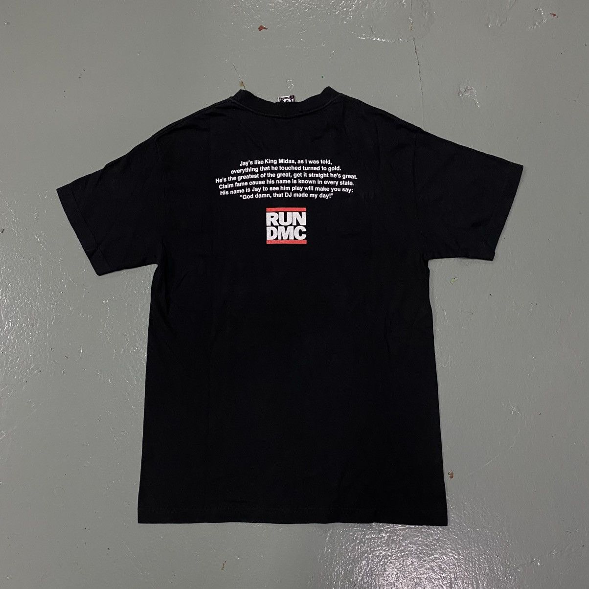 Rap Tees × Vintage Vintage Rip Jam Master Jay Rap Tee Run Dmc Ice Cube Wutang Size US M / EU 48-50 / 2 - 3 Thumbnail