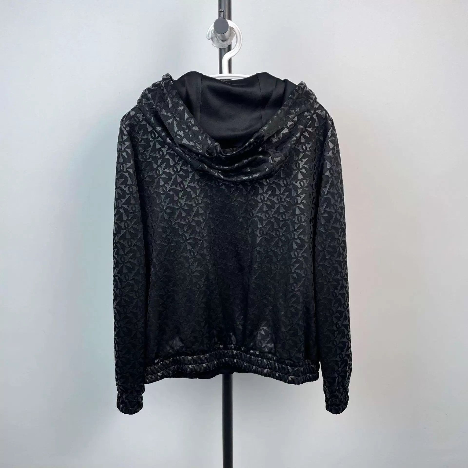 Chanel Chanel Coco Neige Black Crystal-Buttoned Hooded Jkt 36 New Size XS / US 0-2 / IT 36-38 - 2 Thumbnail