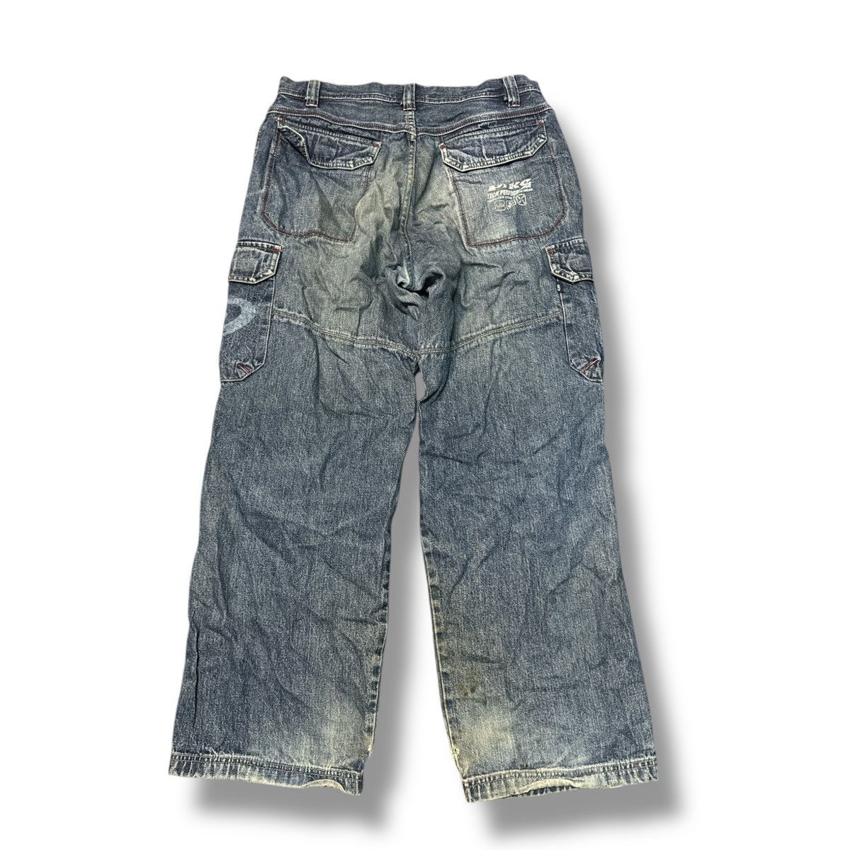 JNCO Vintage Piko baggy with rivet jeans Size US 35 - 8 Thumbnail