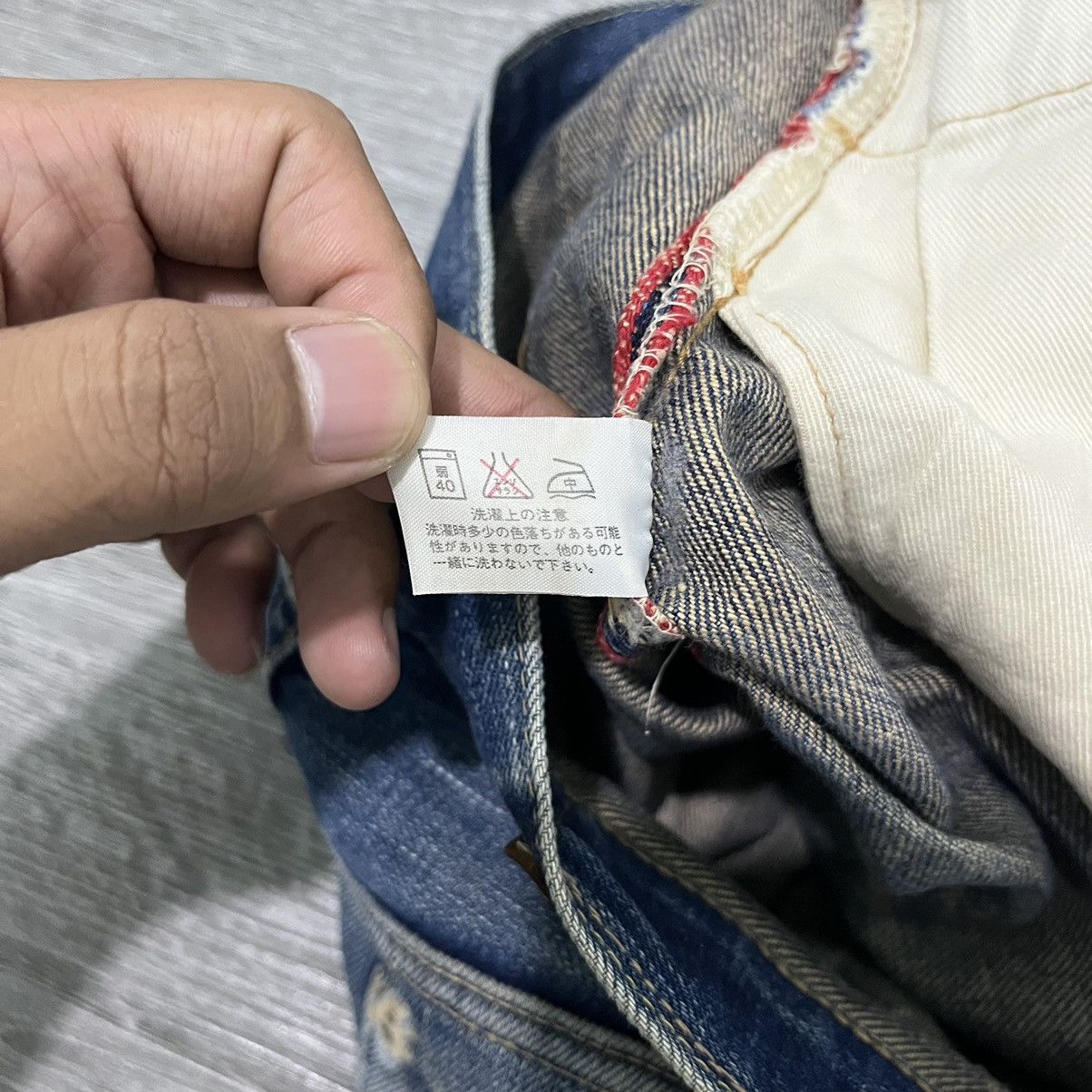 HOLLYWOOD RANCH MARKET 90s Iron H.K Market Selvedge Denim Pant Size US 31 - 17 Thumbnail