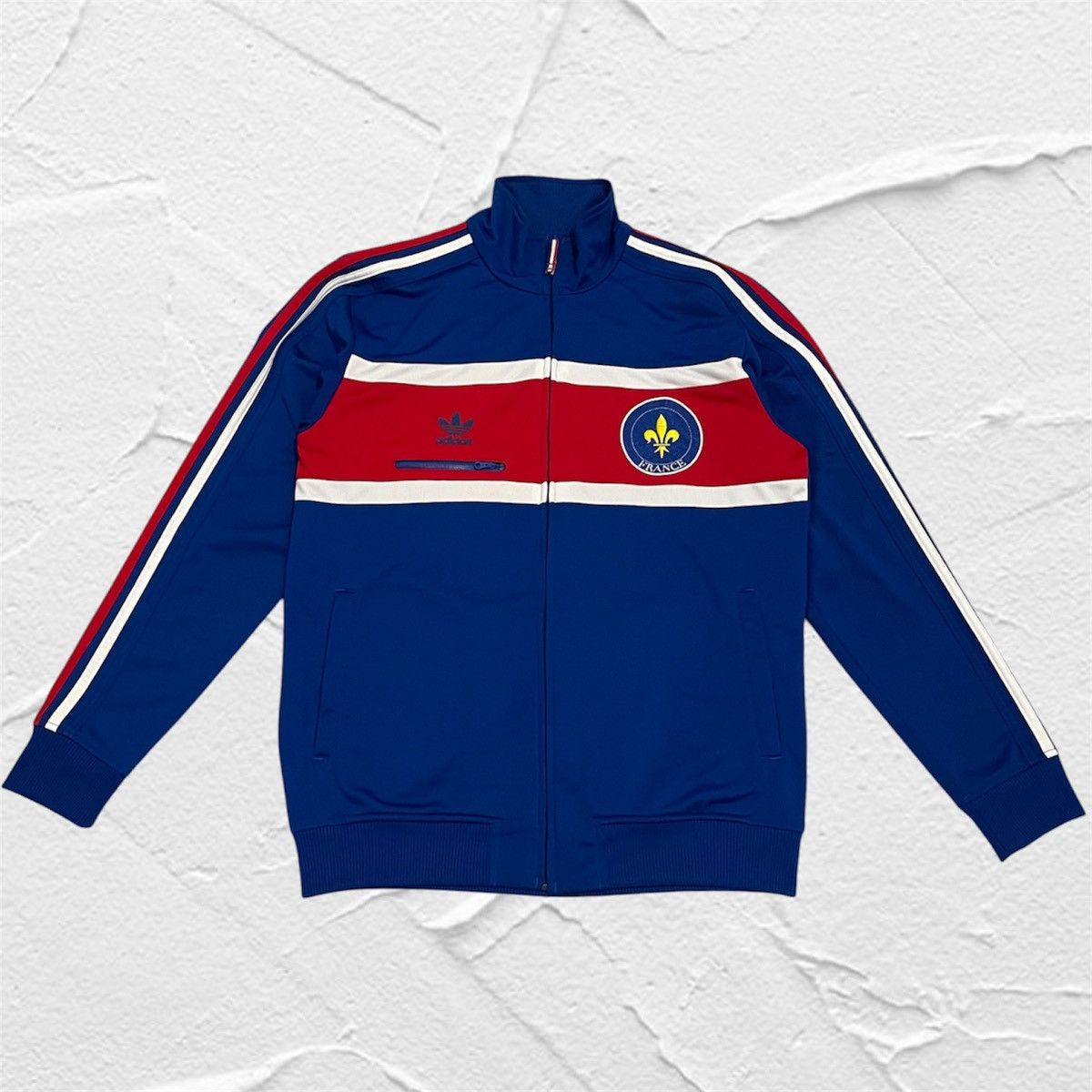 Adidas Adidas originals France vintage Track Jacket Y2K Football Size US M / EU 48-50 / 2 - 1 Thumbnail