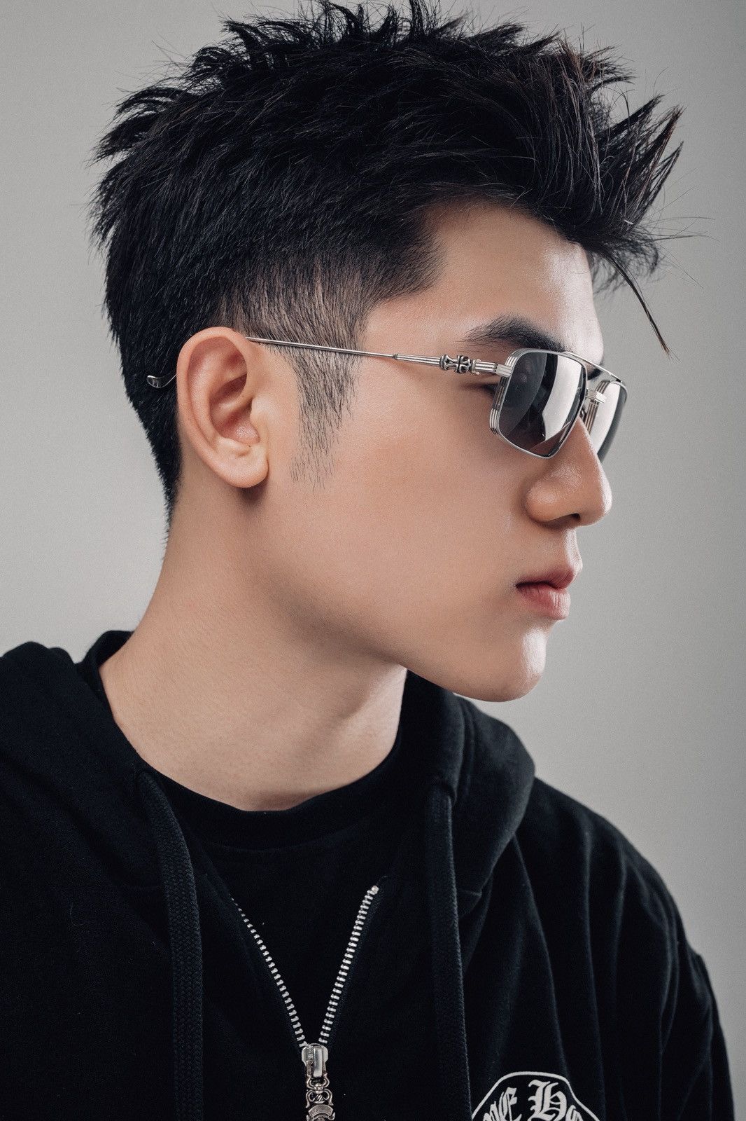 Chrome Hearts CHROME HEARTS LICK'N SHINY SILVER SUNGLASSES Size ONE SIZE - 11 Thumbnail